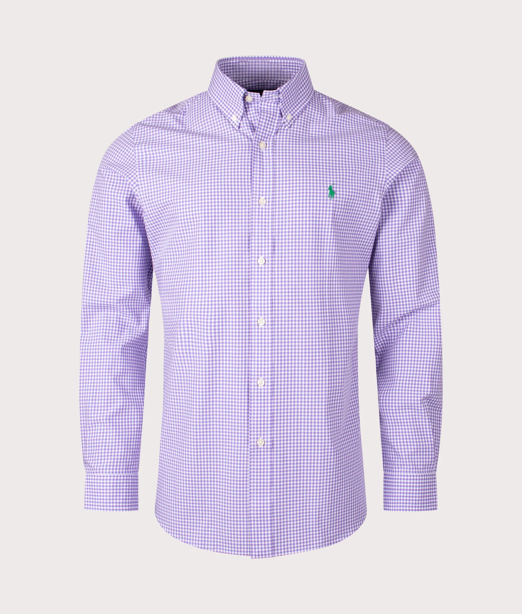 Custom Fit Gingham Poplin Shirt