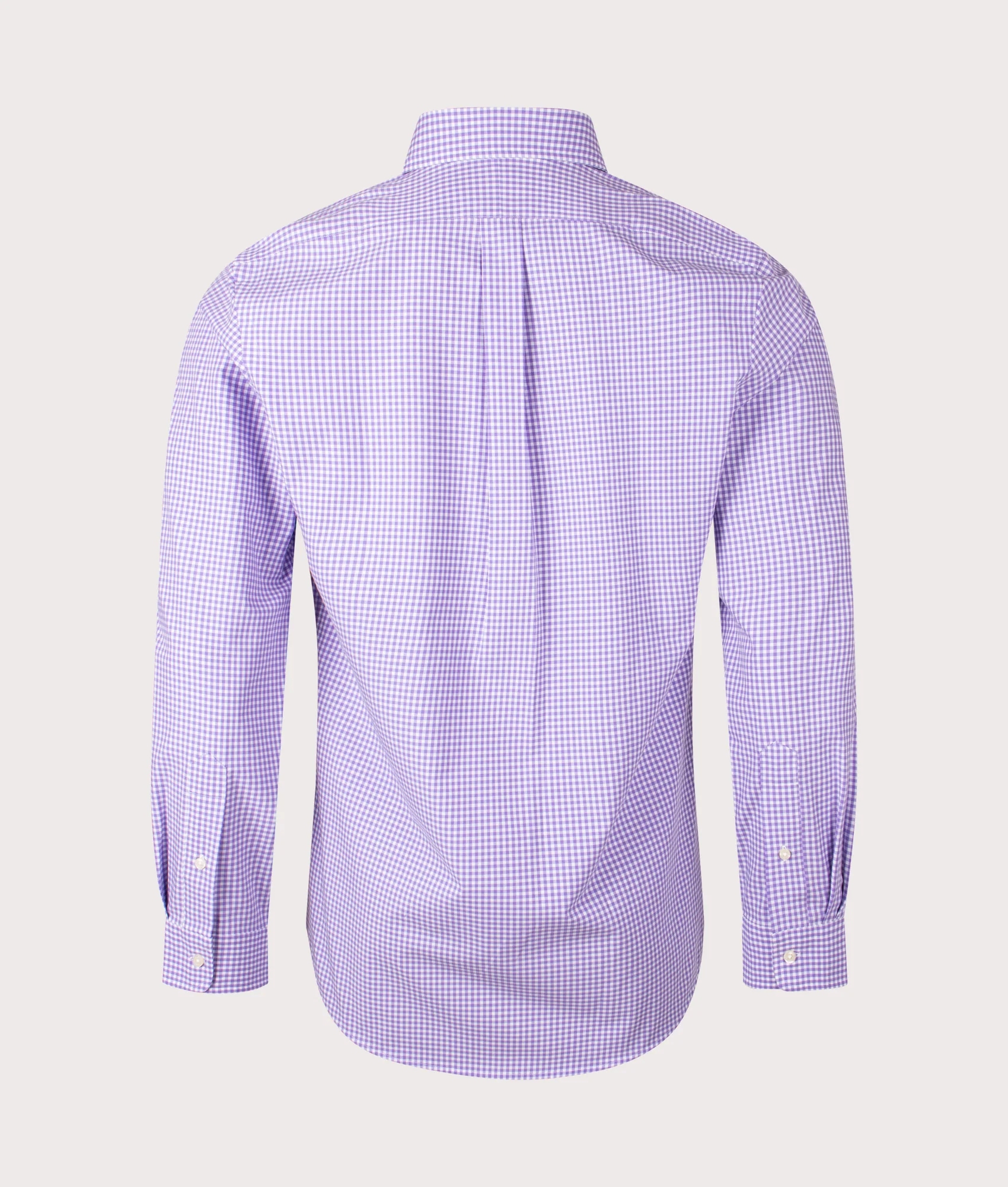 Custom Fit Gingham Poplin Shirt - Image 2