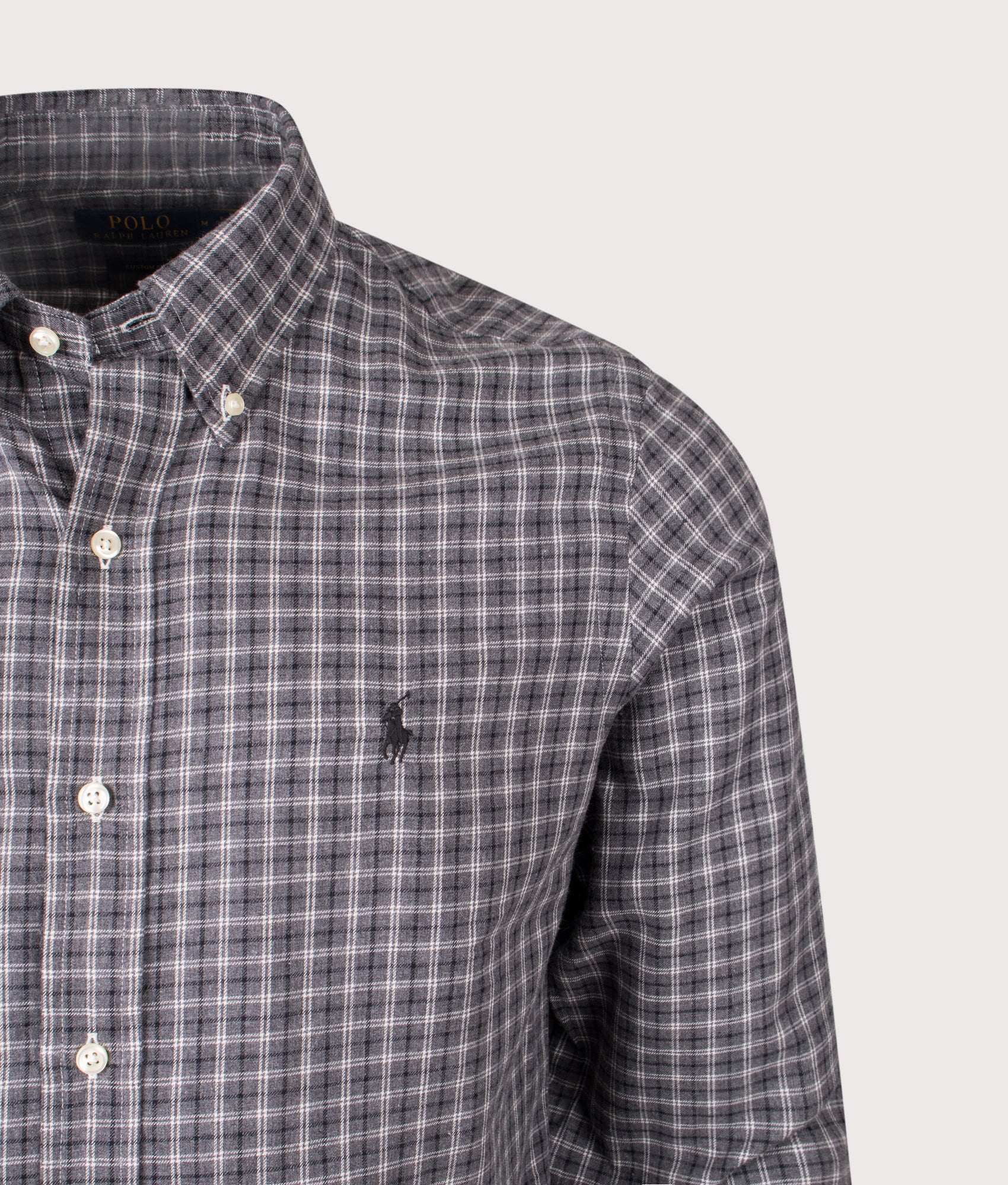 Custom Fit Plaid Twill Shirt - Image 2