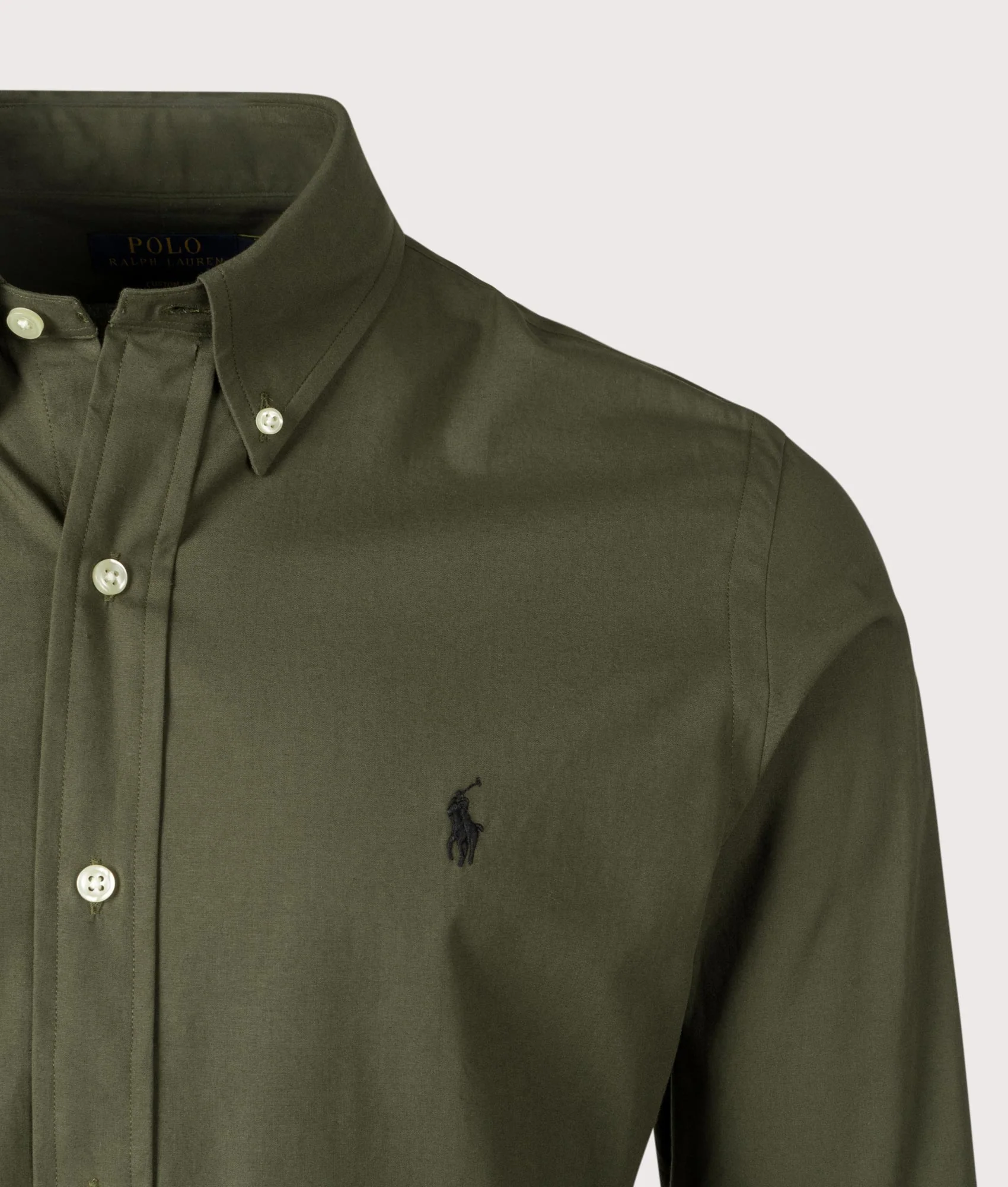 Custom Fit Stretch Poplin Shirt - Image 2