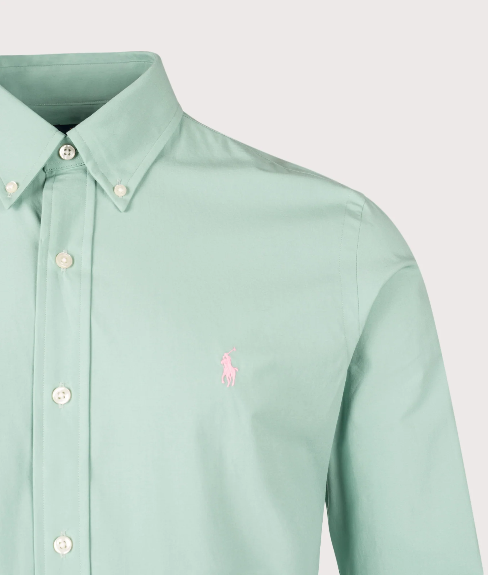 Custom Fit Stretch Poplin Shirt - Image 2