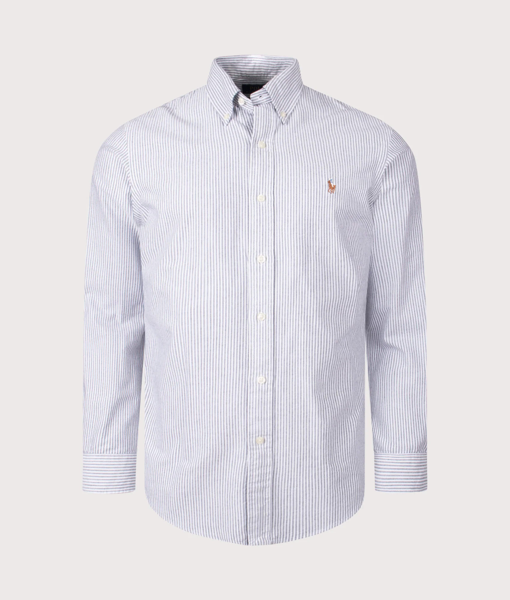 Custom Fit Striped Oxford Shirt