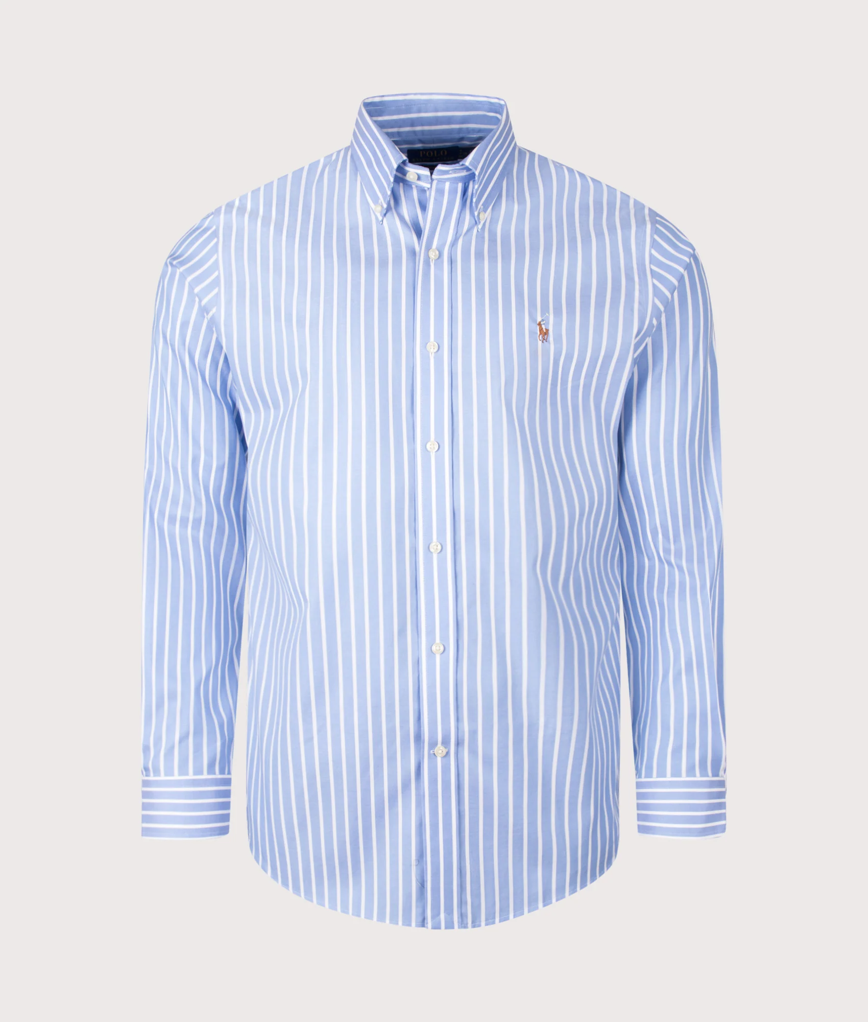 Custom Fit Striped Pinpoint Oxford Shirt