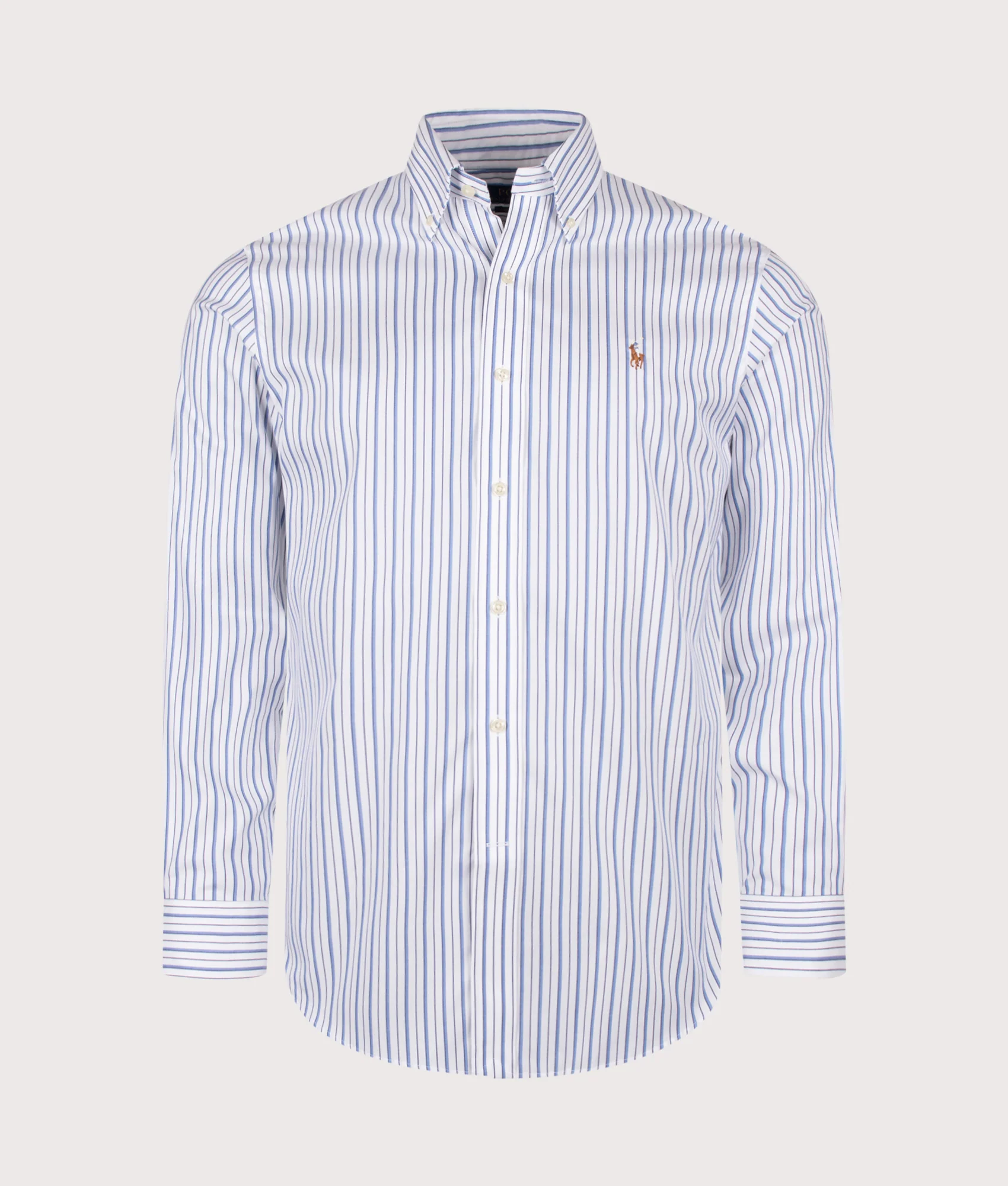Custom Fit Striped Pinpoint Oxford Shirt