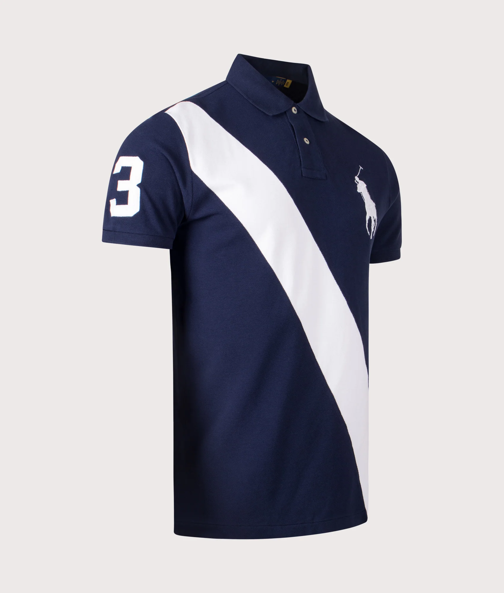 Custom Slim Fit Big Pony Mesh Polo Shirt