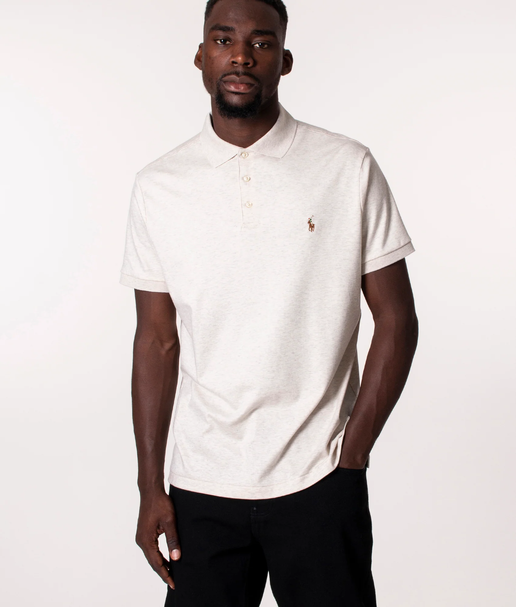 Custom Slim Fit Interlock Polo Shirt - Image 2