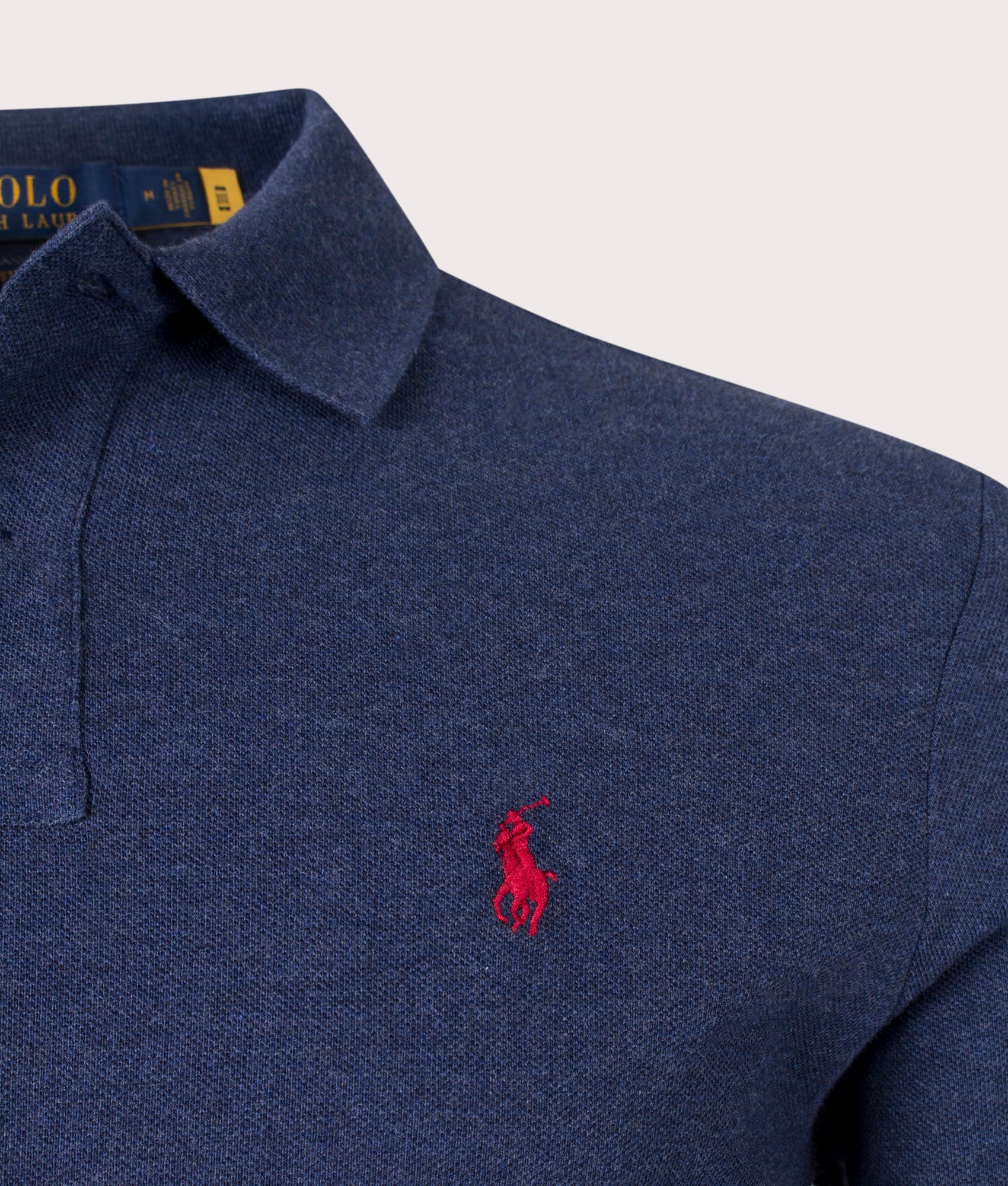 Custom Slim Fit Long Sleeve Polo Shirt - Image 2