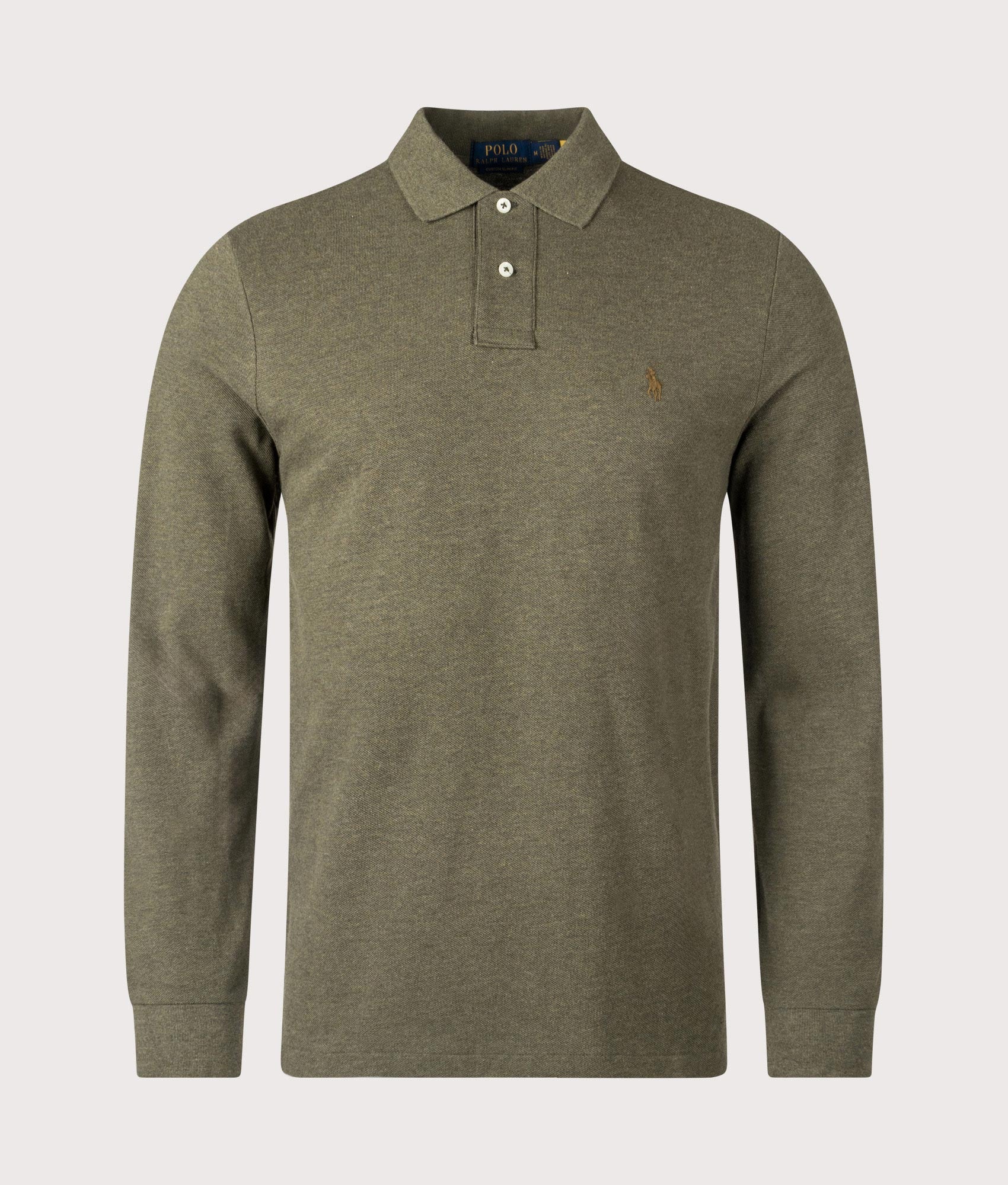 Custom Slim Fit Long Sleeve Polo Shirt