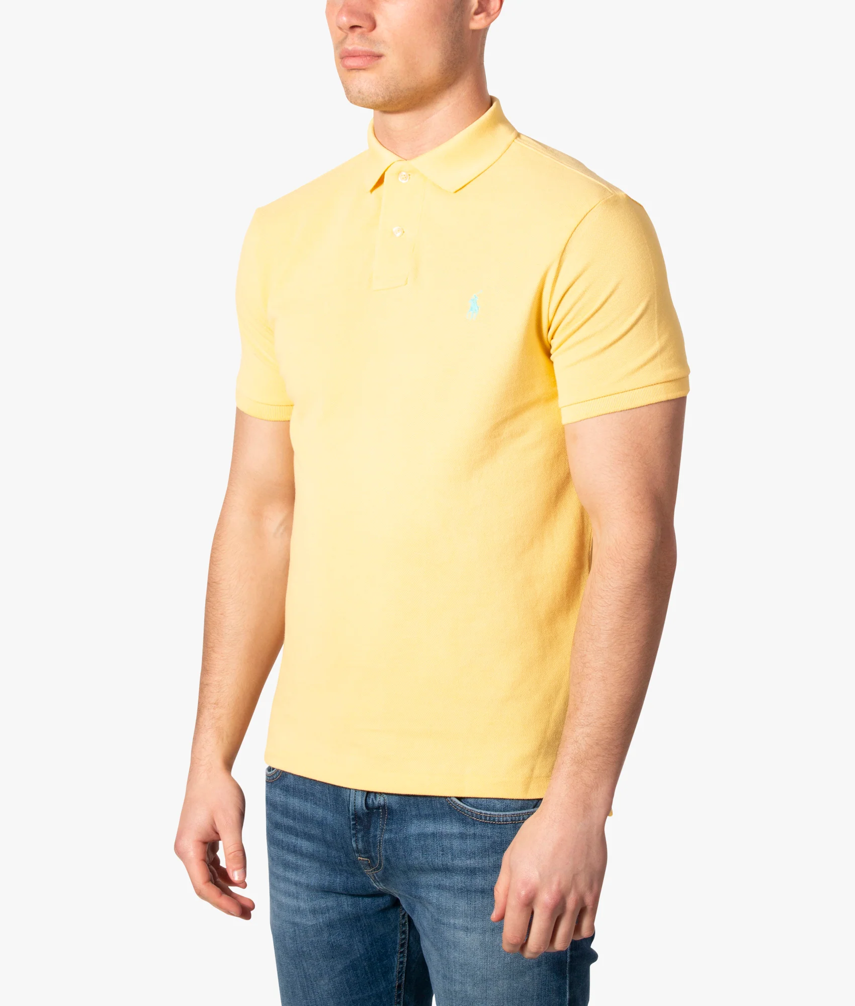 Custom Slim Fit Mesh Polo Shirt - Image 4