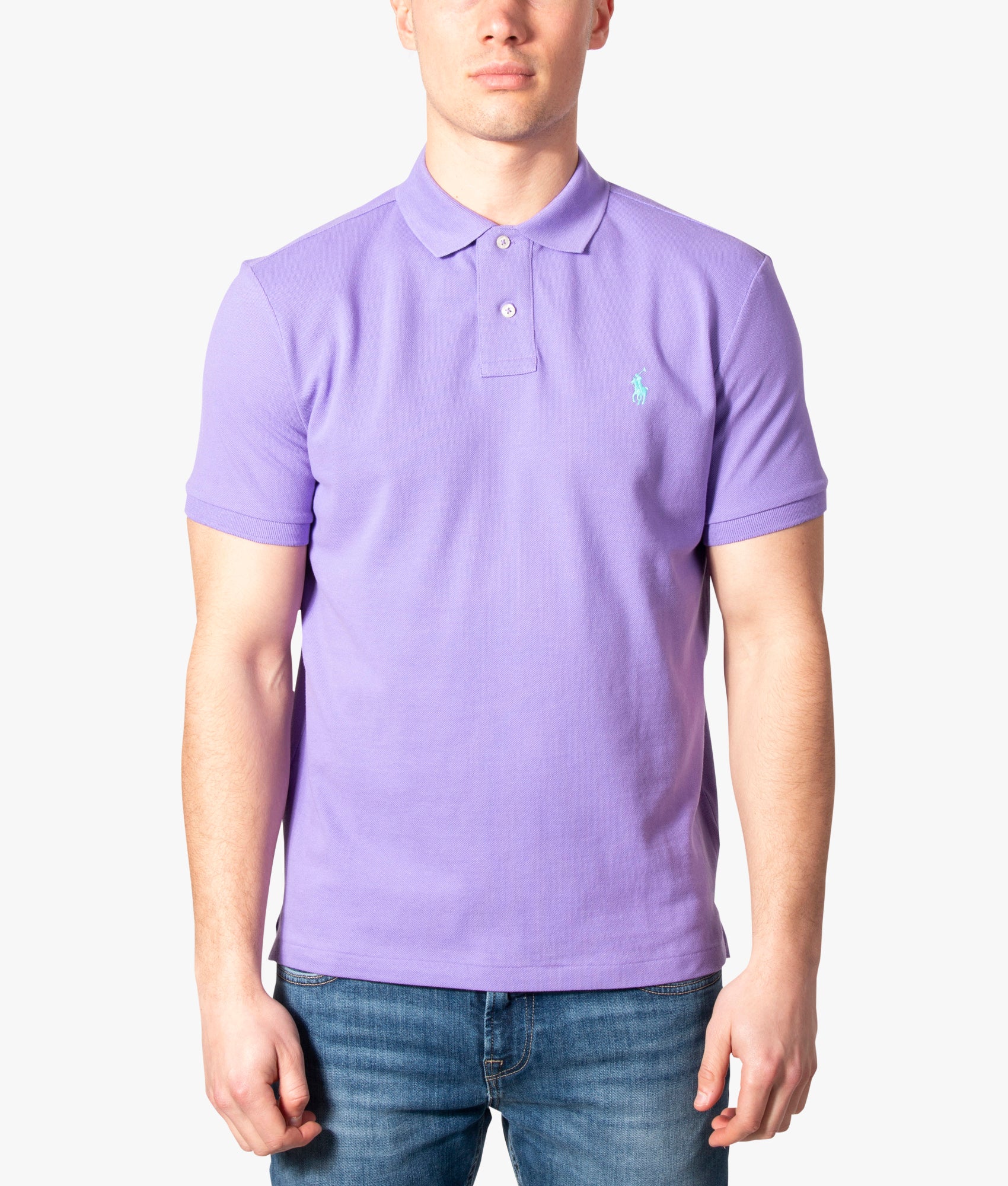 Custom Slim Fit Mesh Polo Shirt