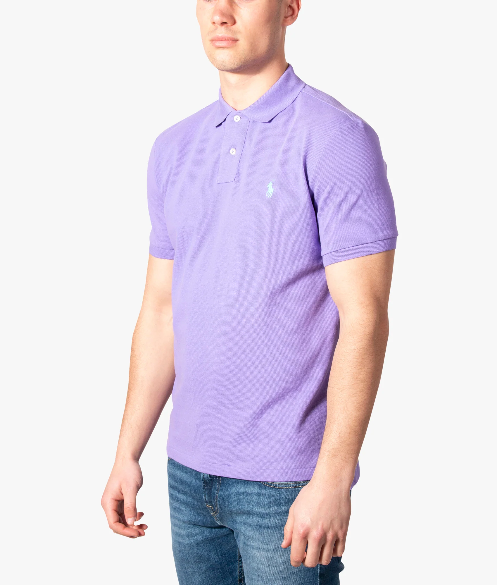Custom Slim Fit Mesh Polo Shirt - Image 3