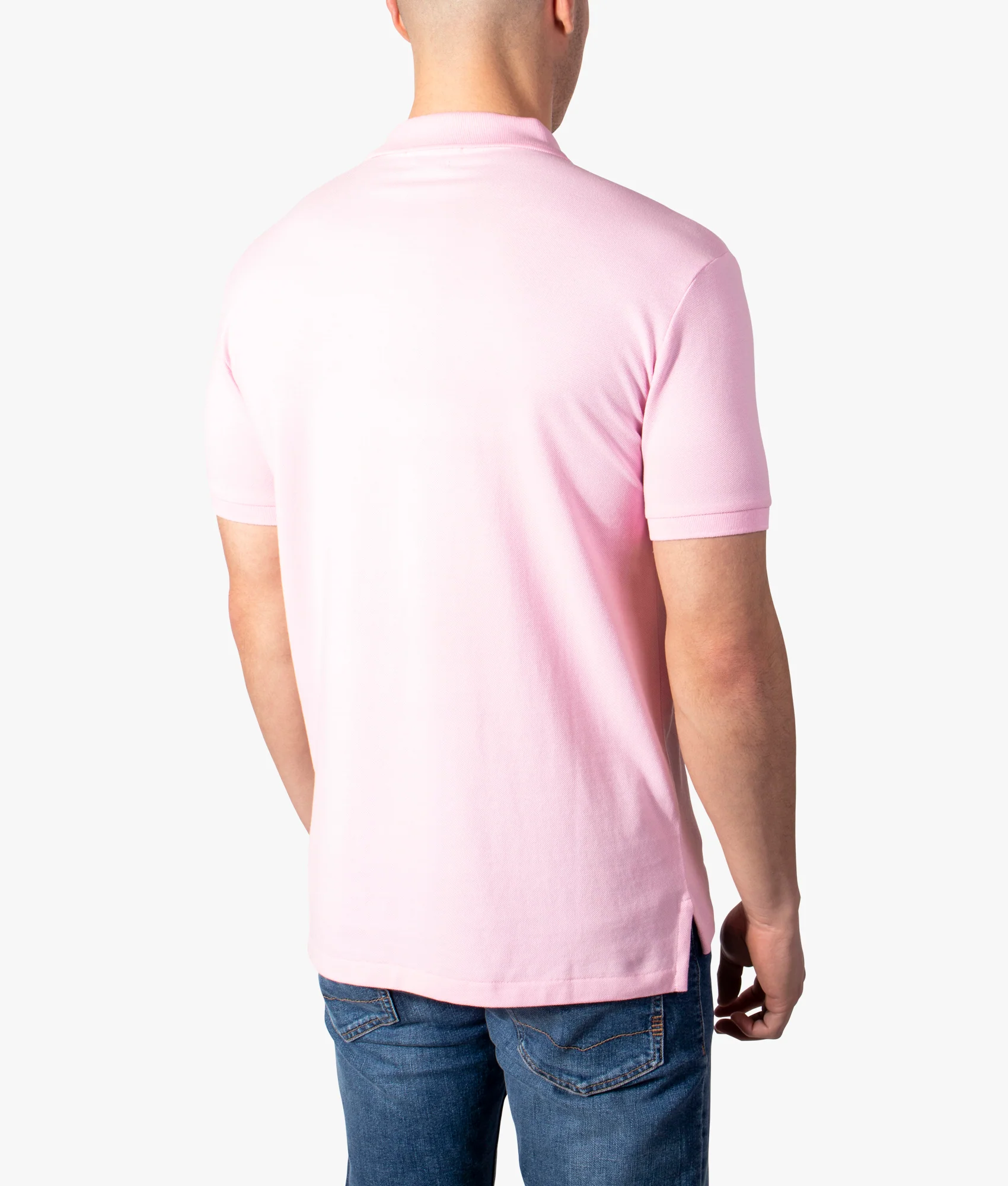 Custom Slim Fit Mesh Polo Shirt - Image 5