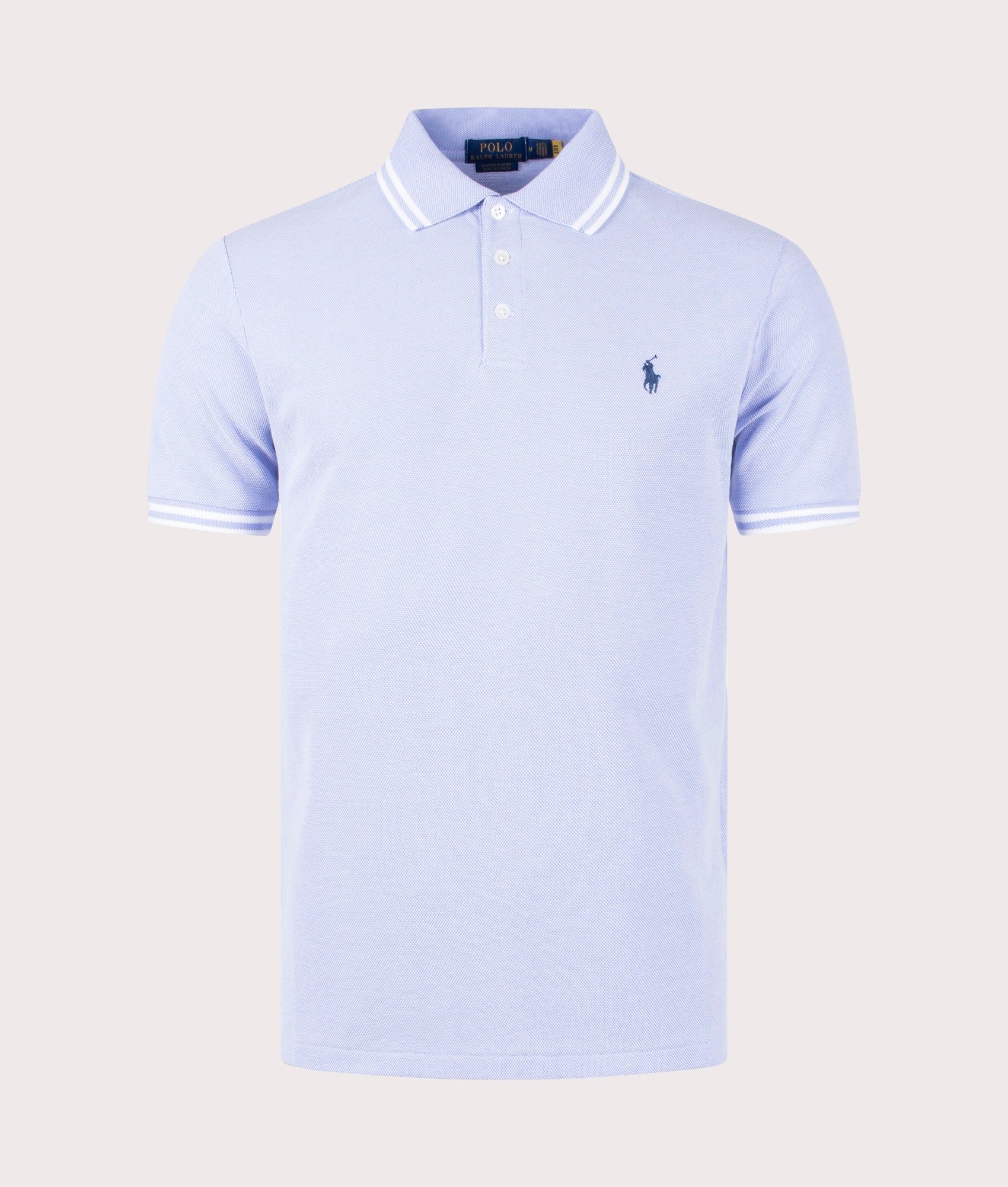 Custom Slim Fit Mesh Polo Shirt