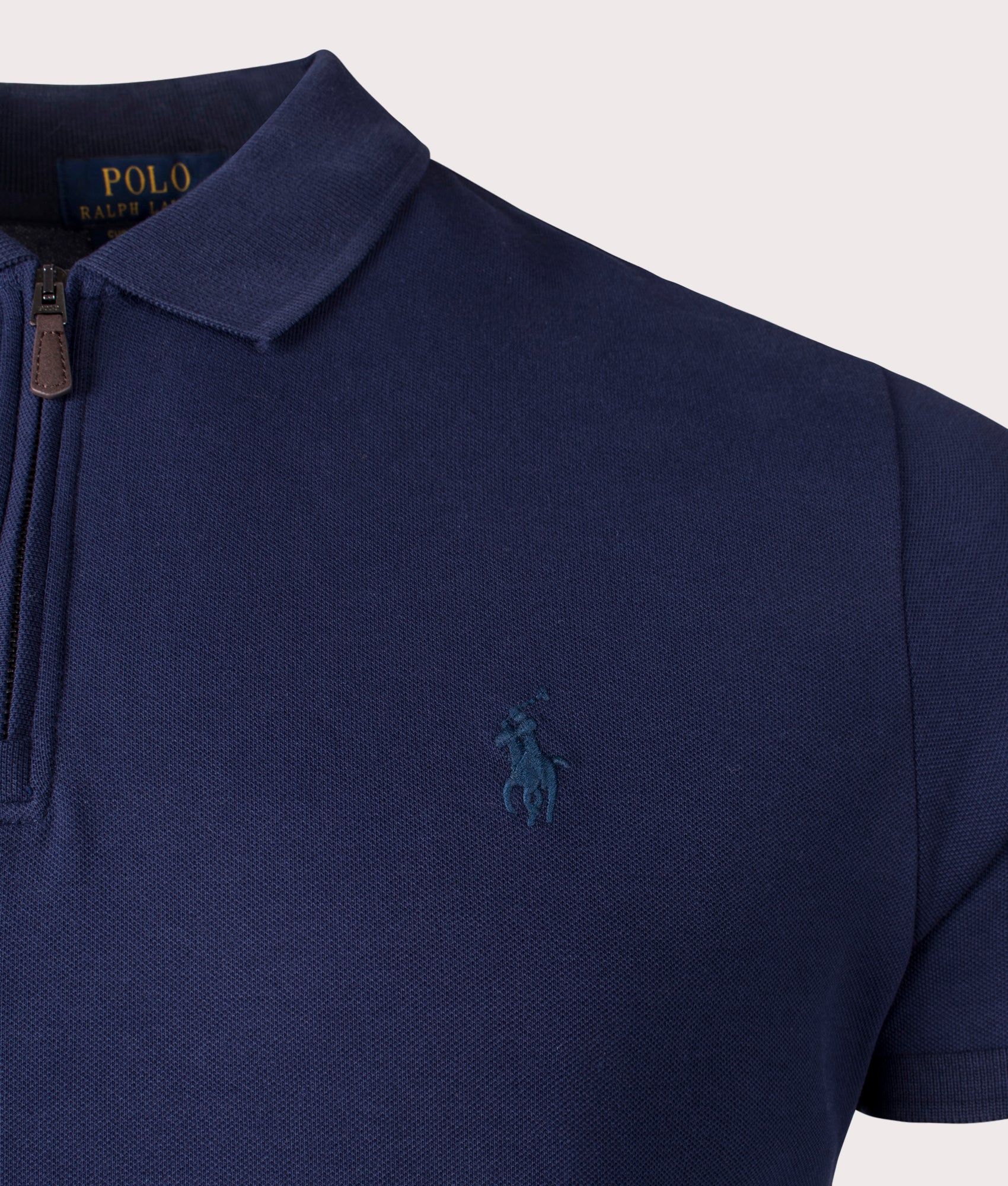Custom Slim Fit Mesh Polo Shirt - Image 2