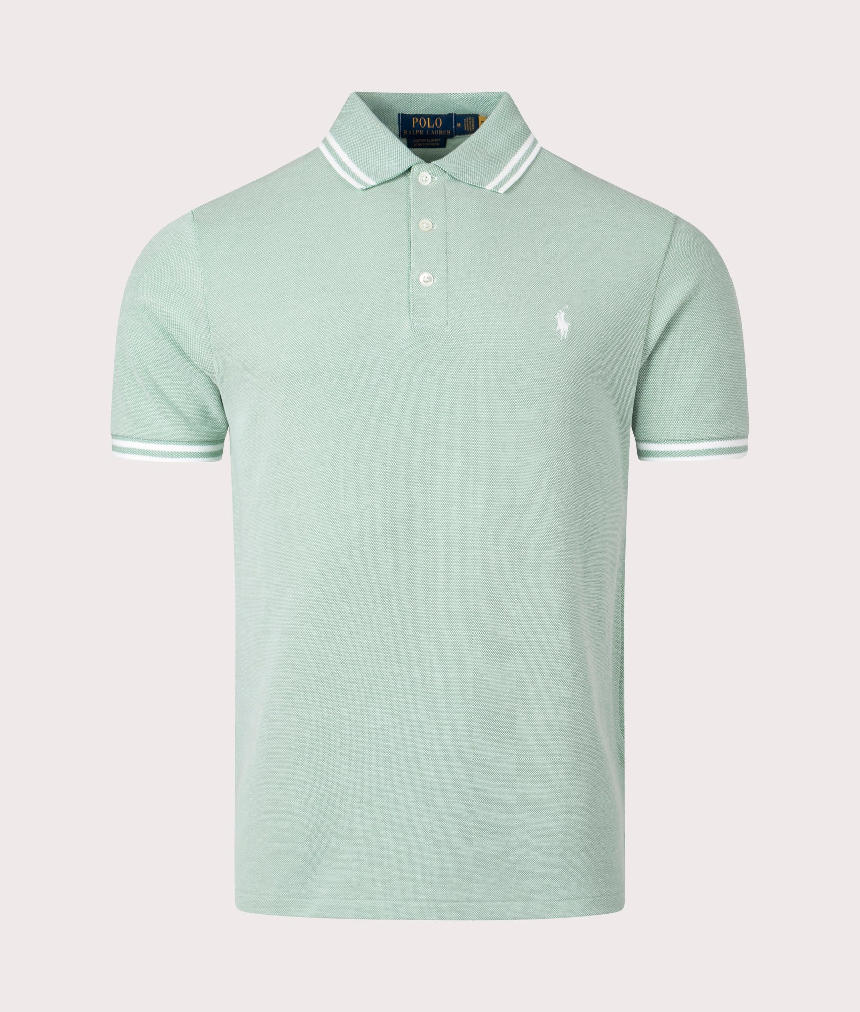 Custom Slim Fit Mesh Polo Shirt