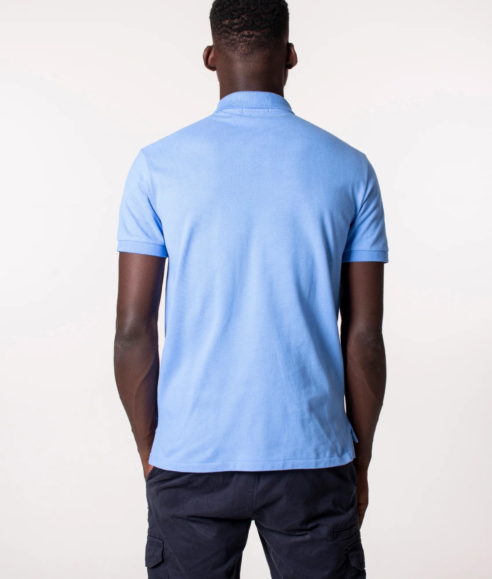 Custom Slim Fit Mesh Polo Shirt - Image 4