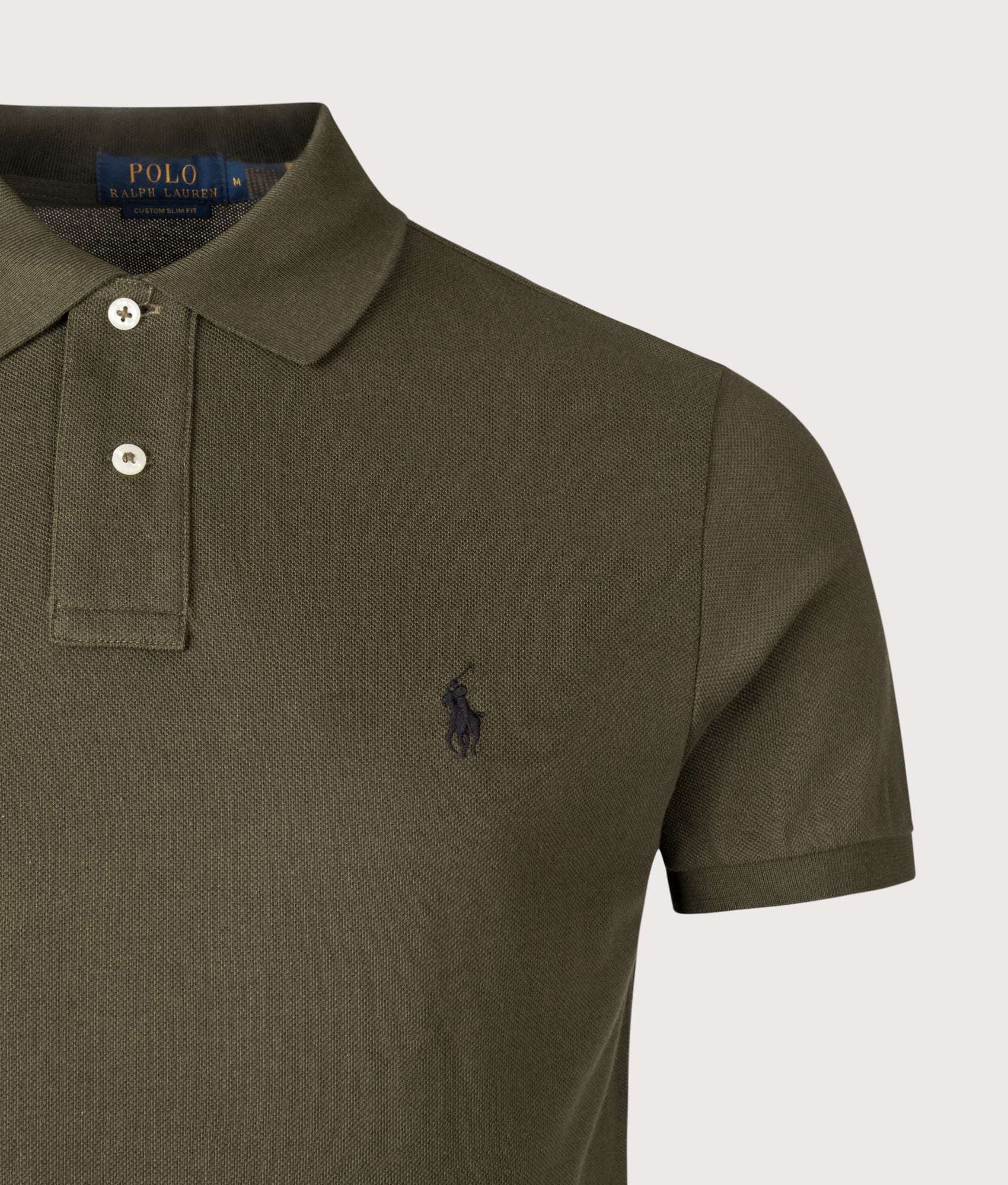Custom Slim Fit Mesh Polo Shirt - Image 2