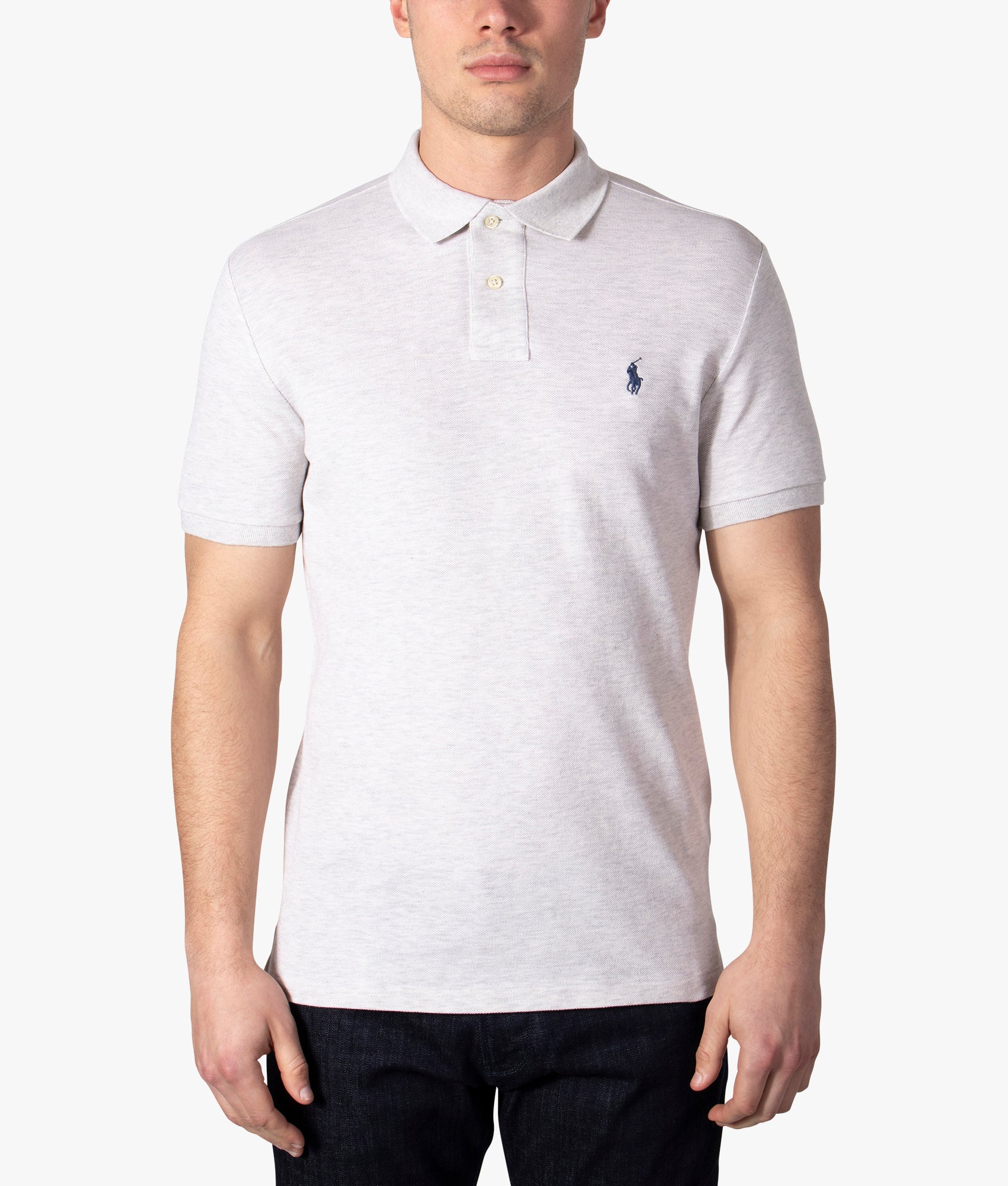 Custom Slim Fit Mesh Polo Shirt - Image 2