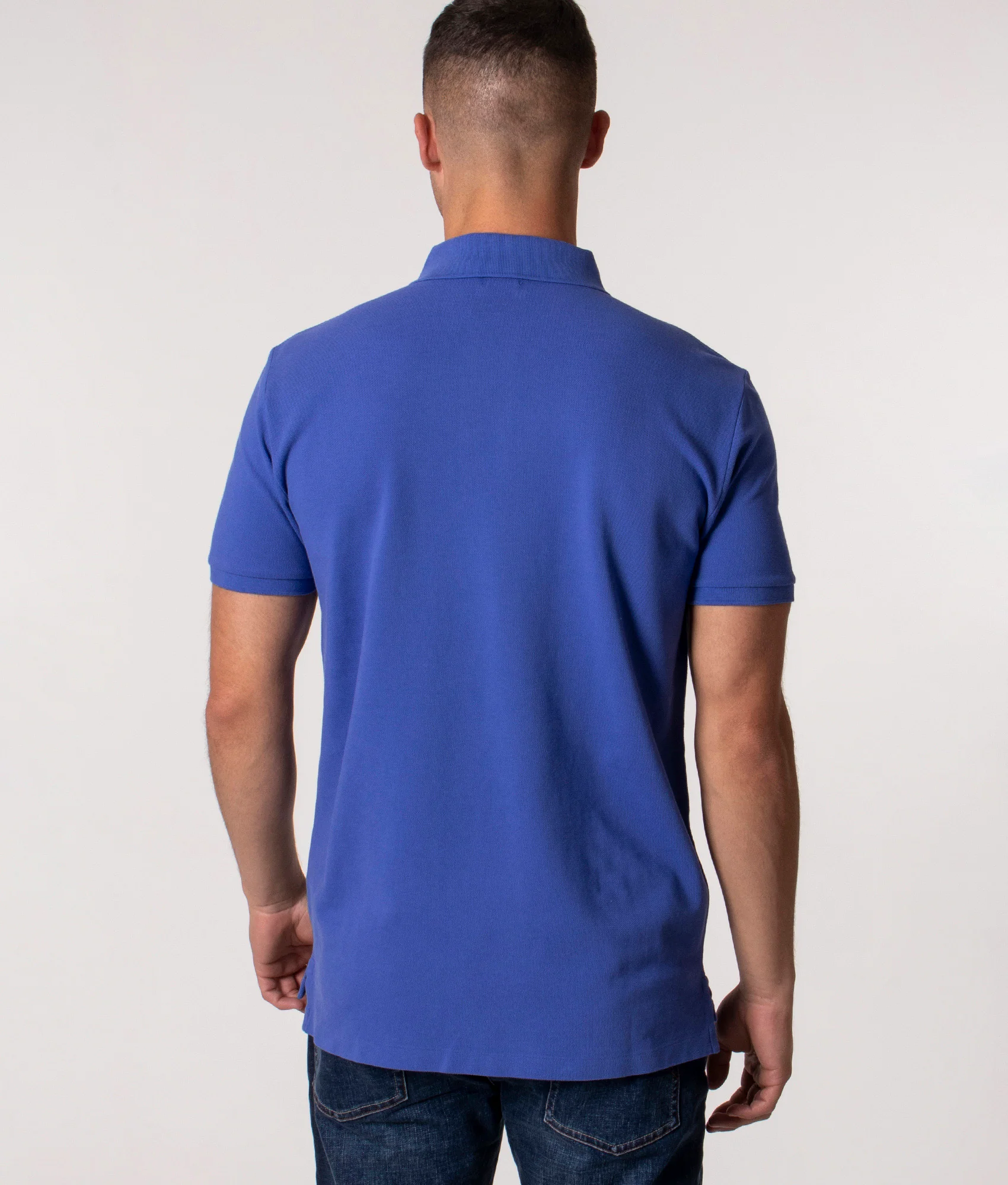 Custom Slim Fit Mesh Polo Shirt - Image 4
