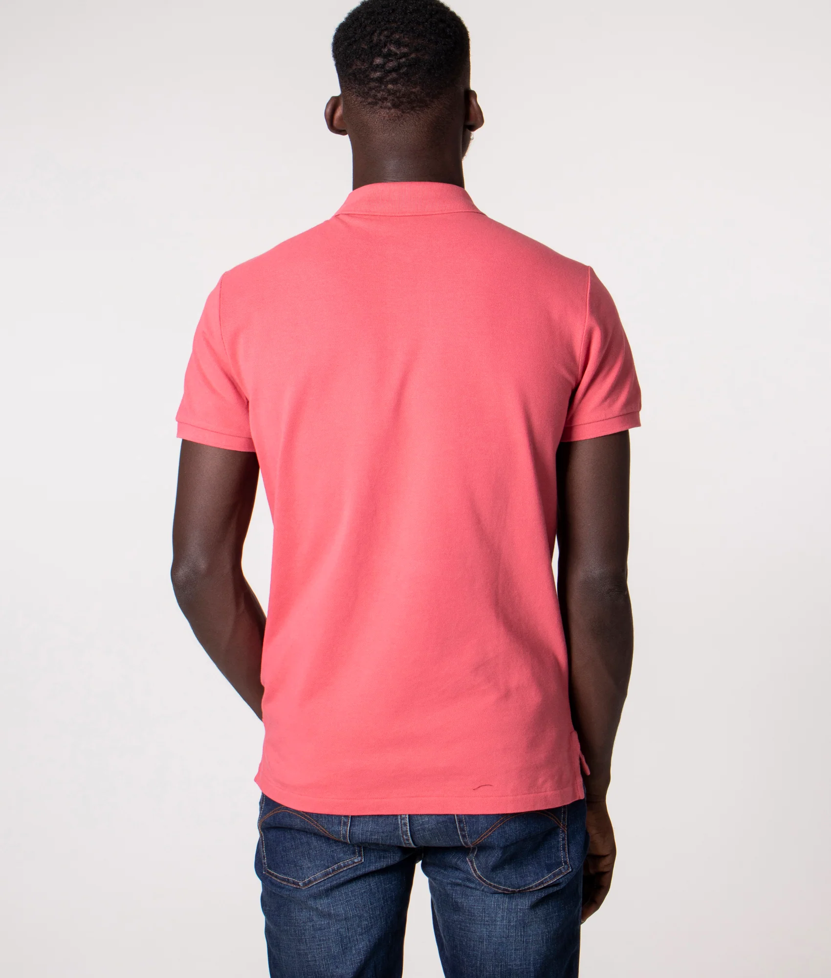 Custom Slim Fit Mesh Polo Shirt - Image 4