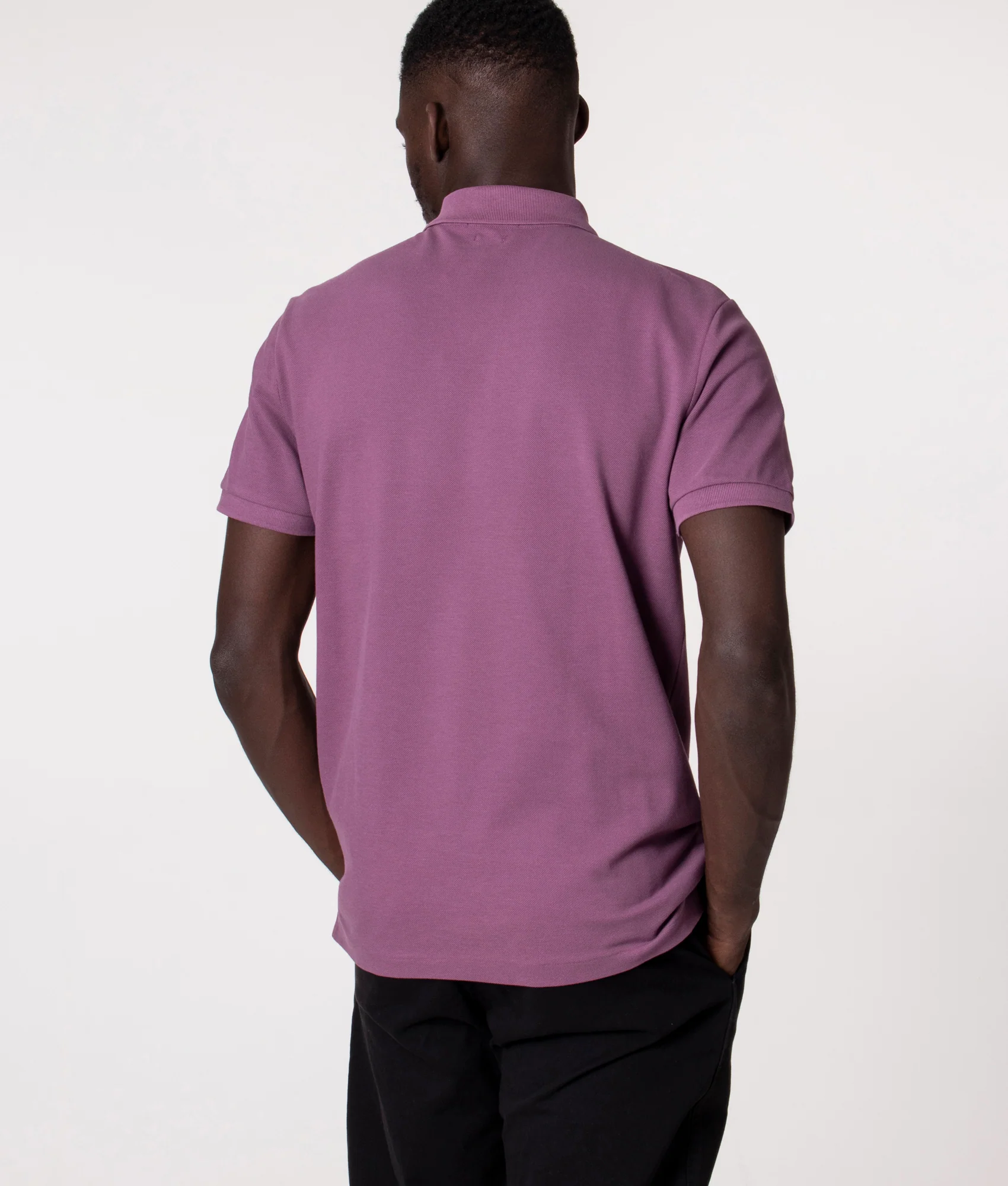 Custom Slim Fit Mesh Polo Shirt - Image 4
