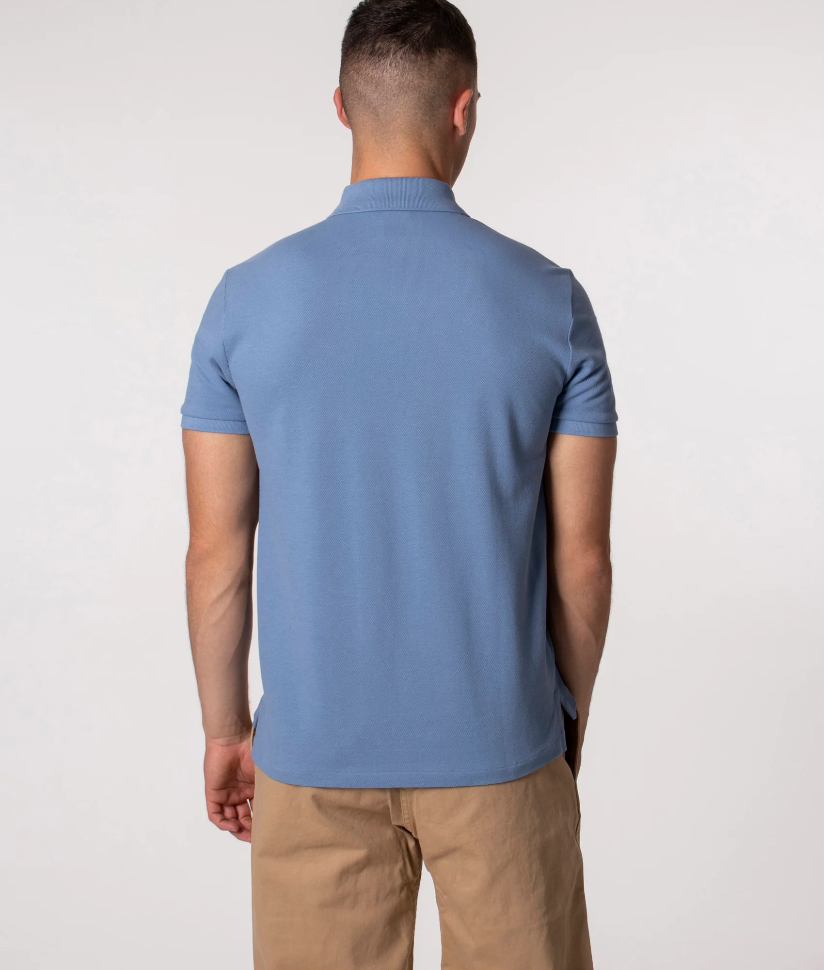 Custom Slim Fit Mesh Polo Shirt - Image 4