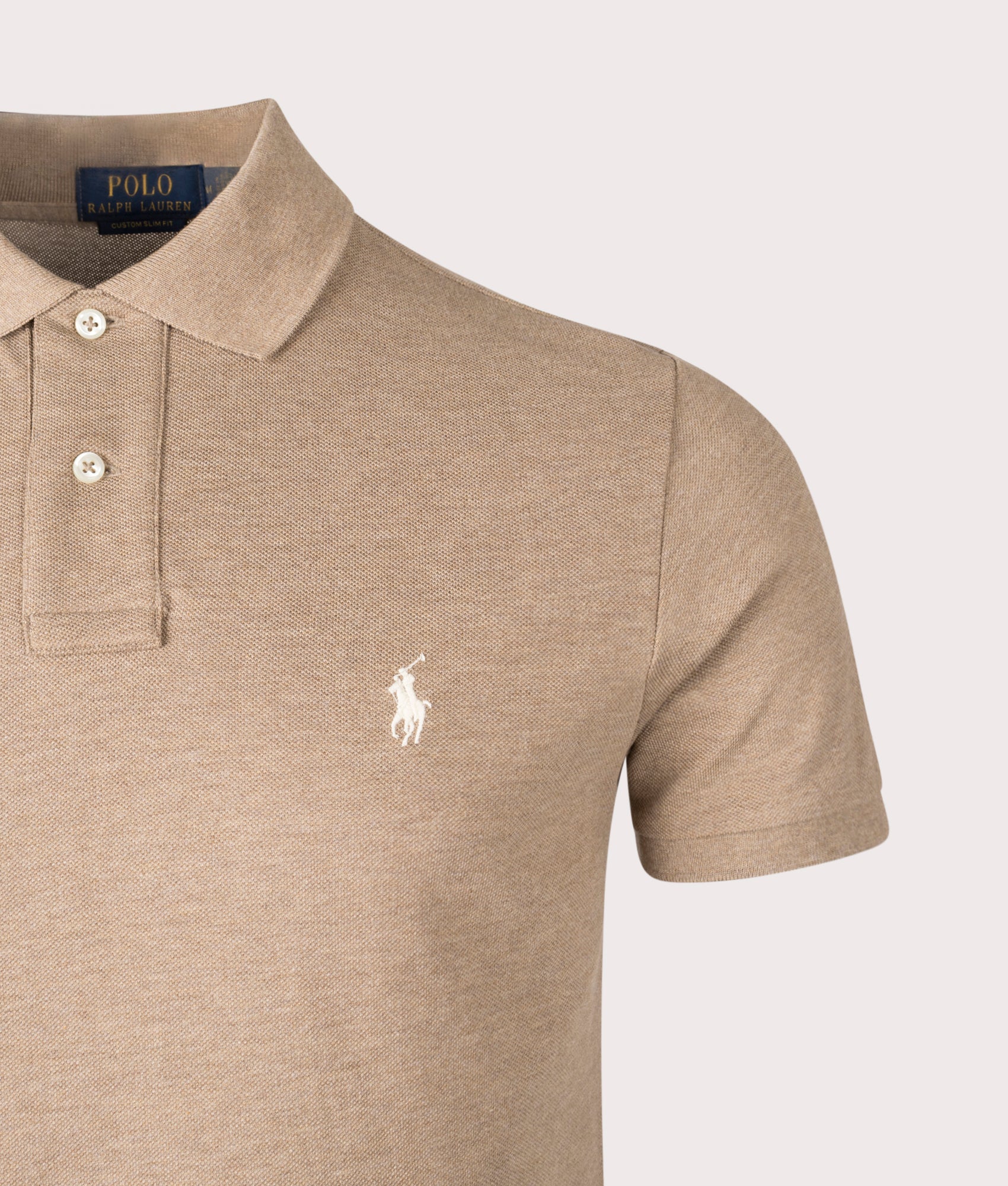 Custom Slim Fit Mesh Polo Shirt - Image 2