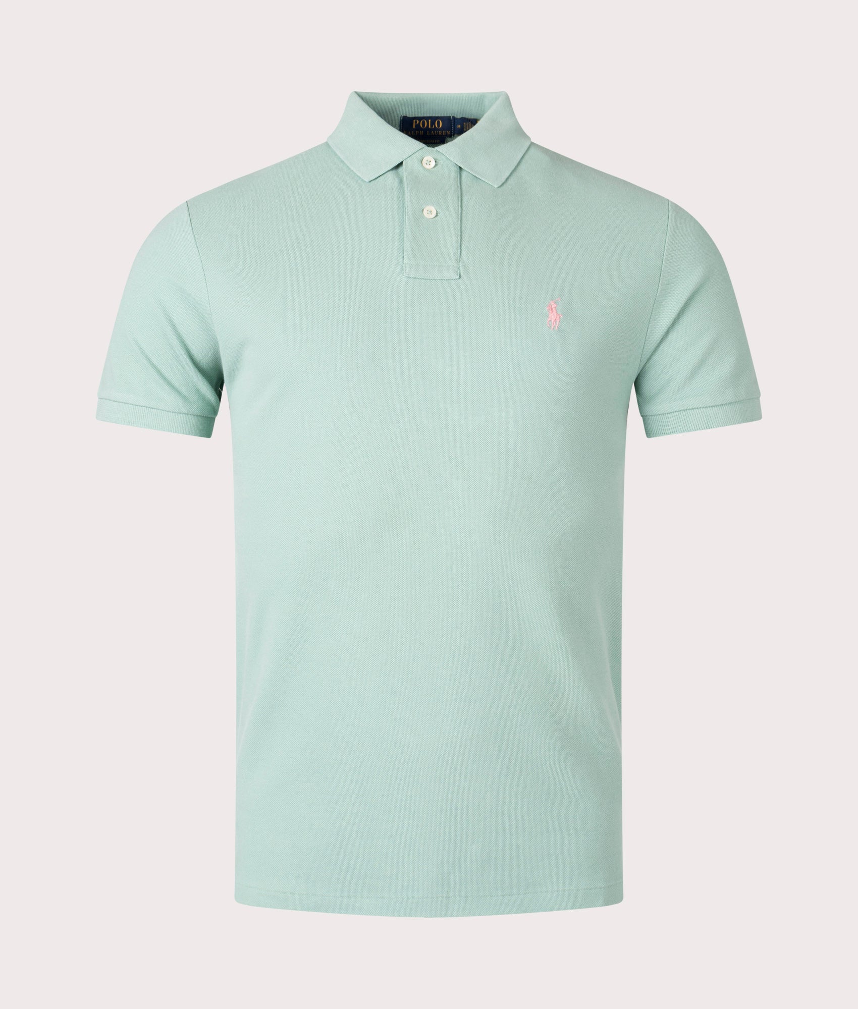 Custom Slim Fit Mesh Polo Shirt