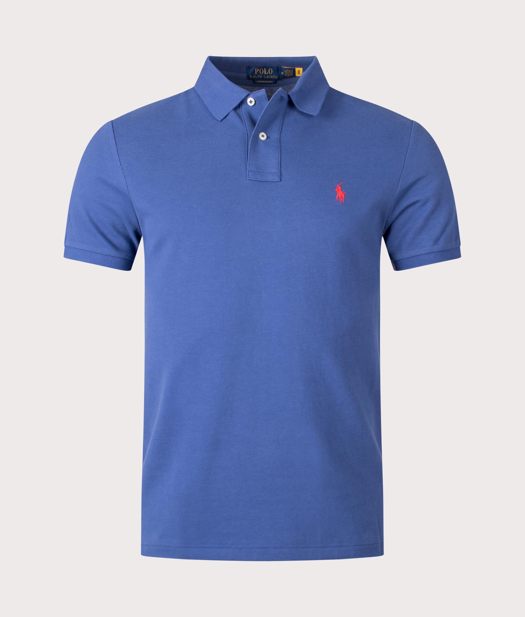 Custom Slim Fit Mesh Polo Shirt