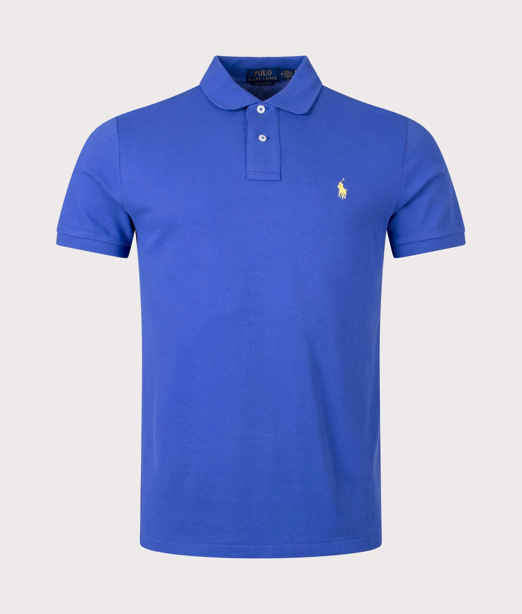 Custom Slim Fit Mesh Polo Shirt
