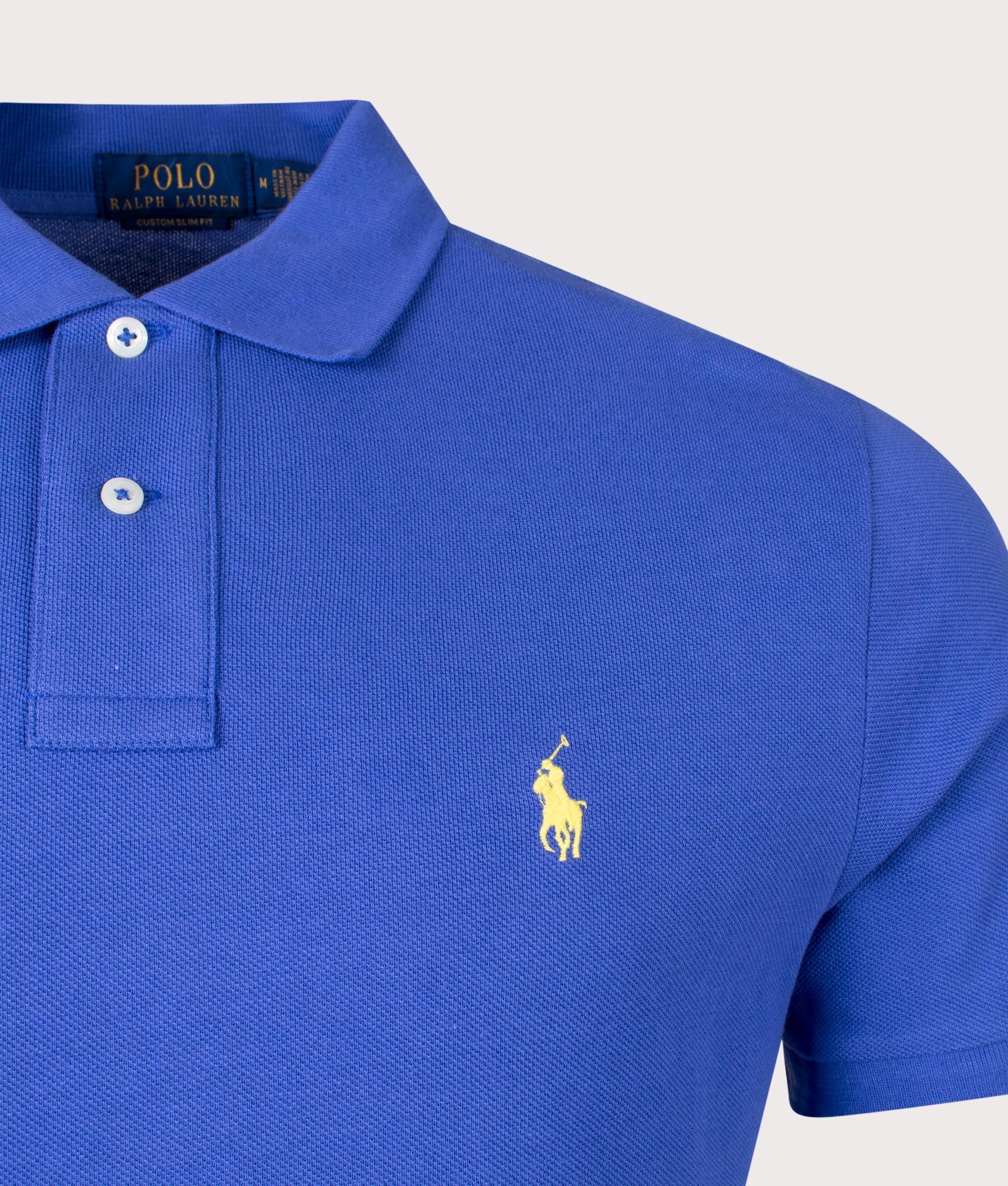 Custom Slim Fit Mesh Polo Shirt - Image 2