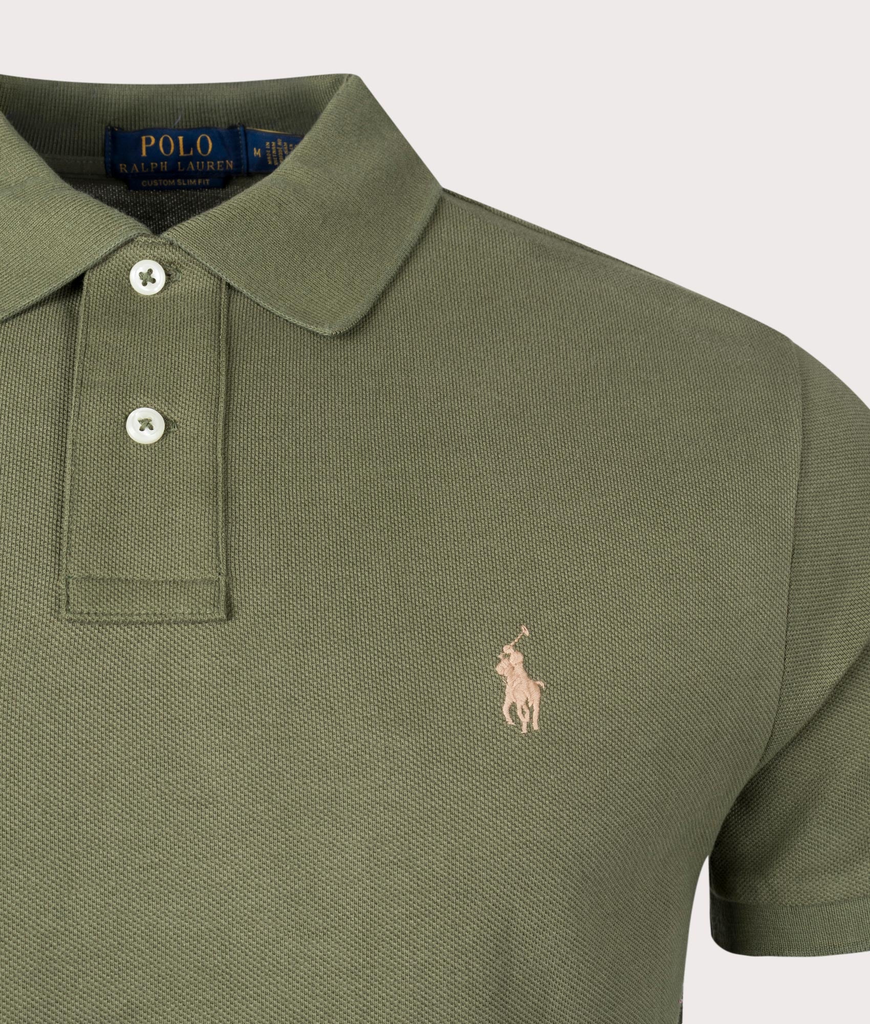 Custom Slim Fit Mesh Polo Shirt - Image 2