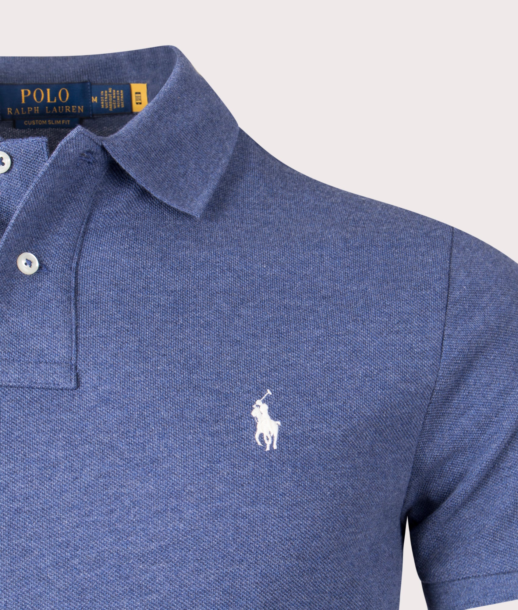 Custom Slim Fit Mesh Polo Shirt - Image 2