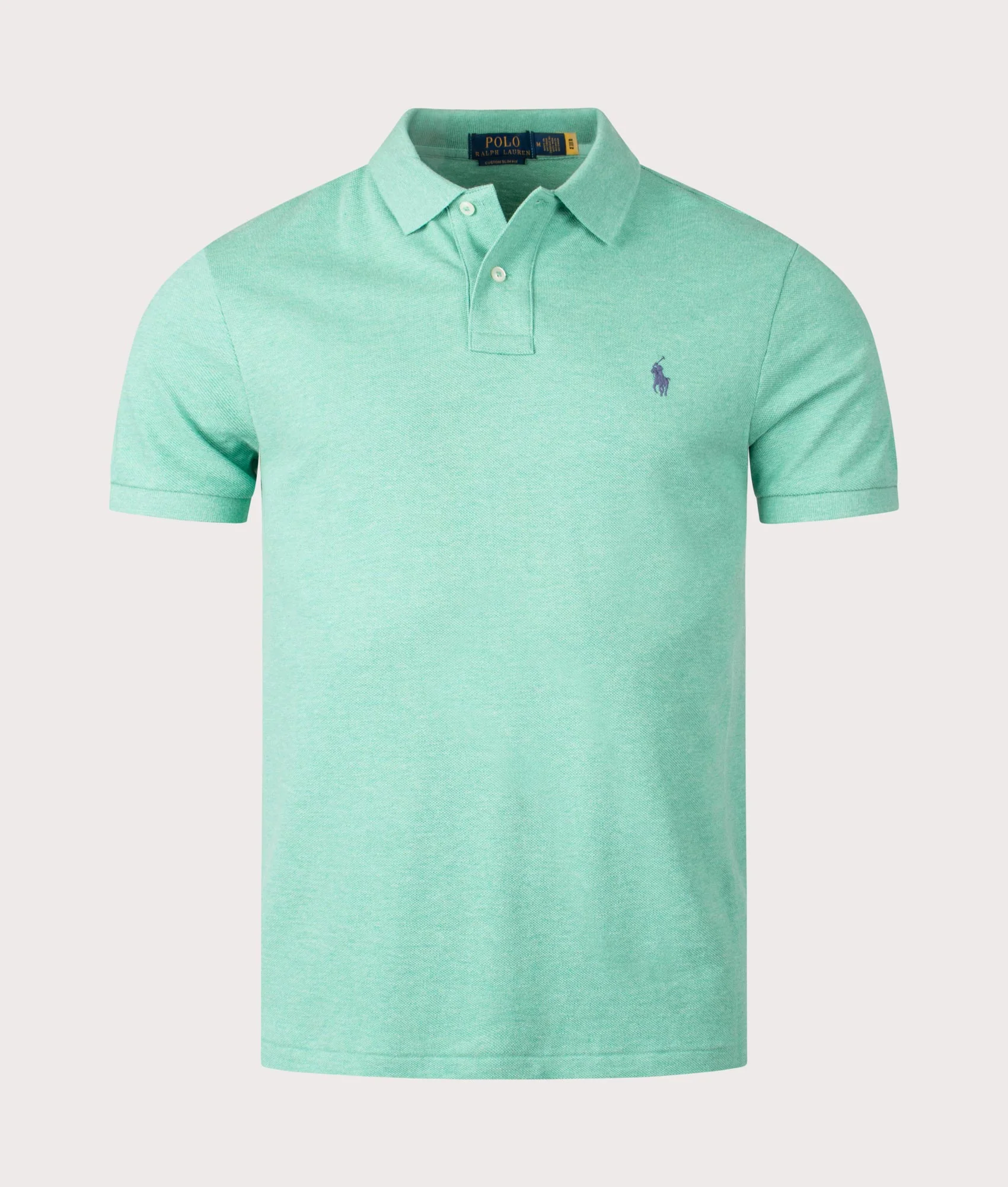 Custom Slim Fit Mesh Polo Shirt