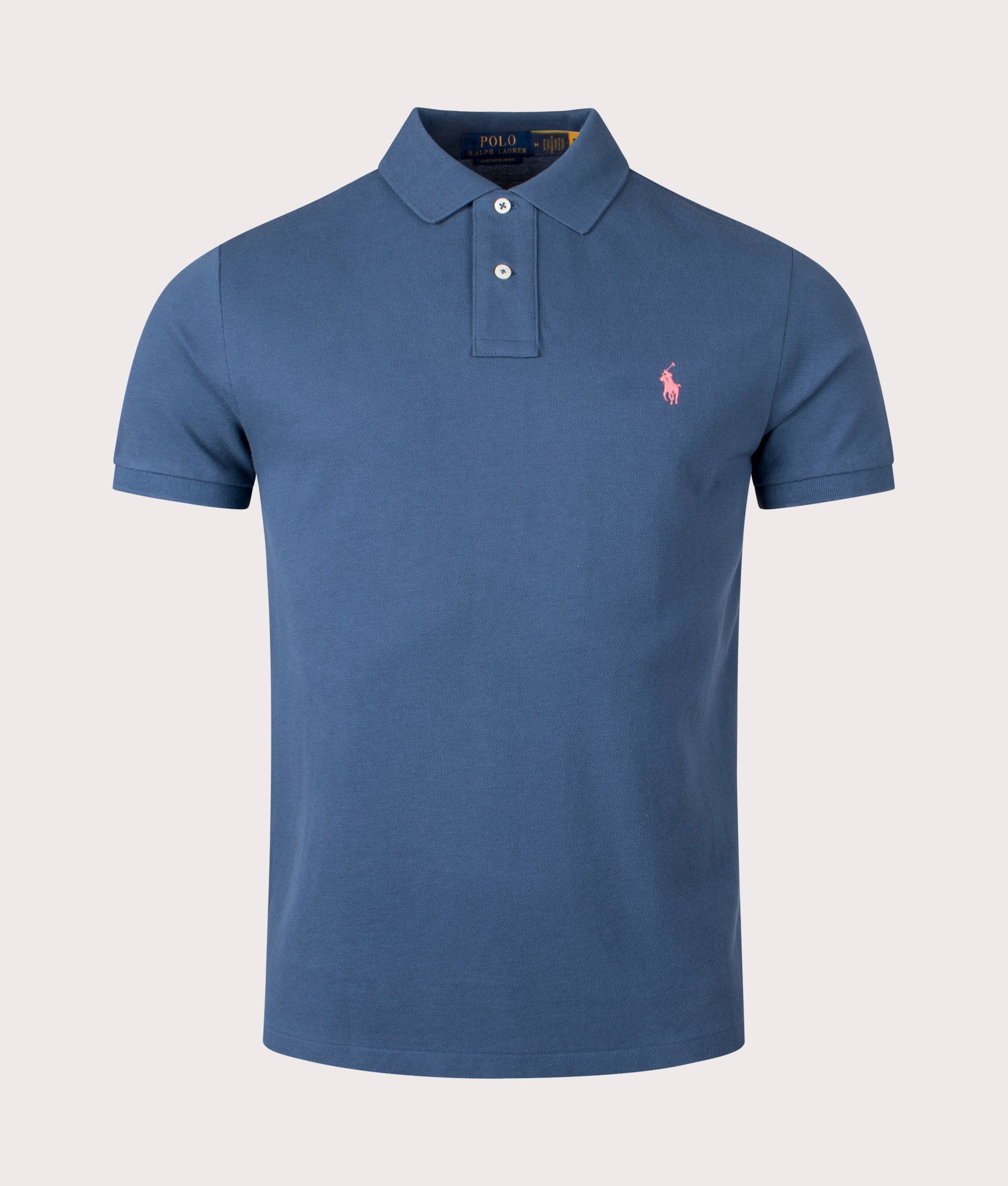 Custom Slim Fit Mesh Polo Shirt