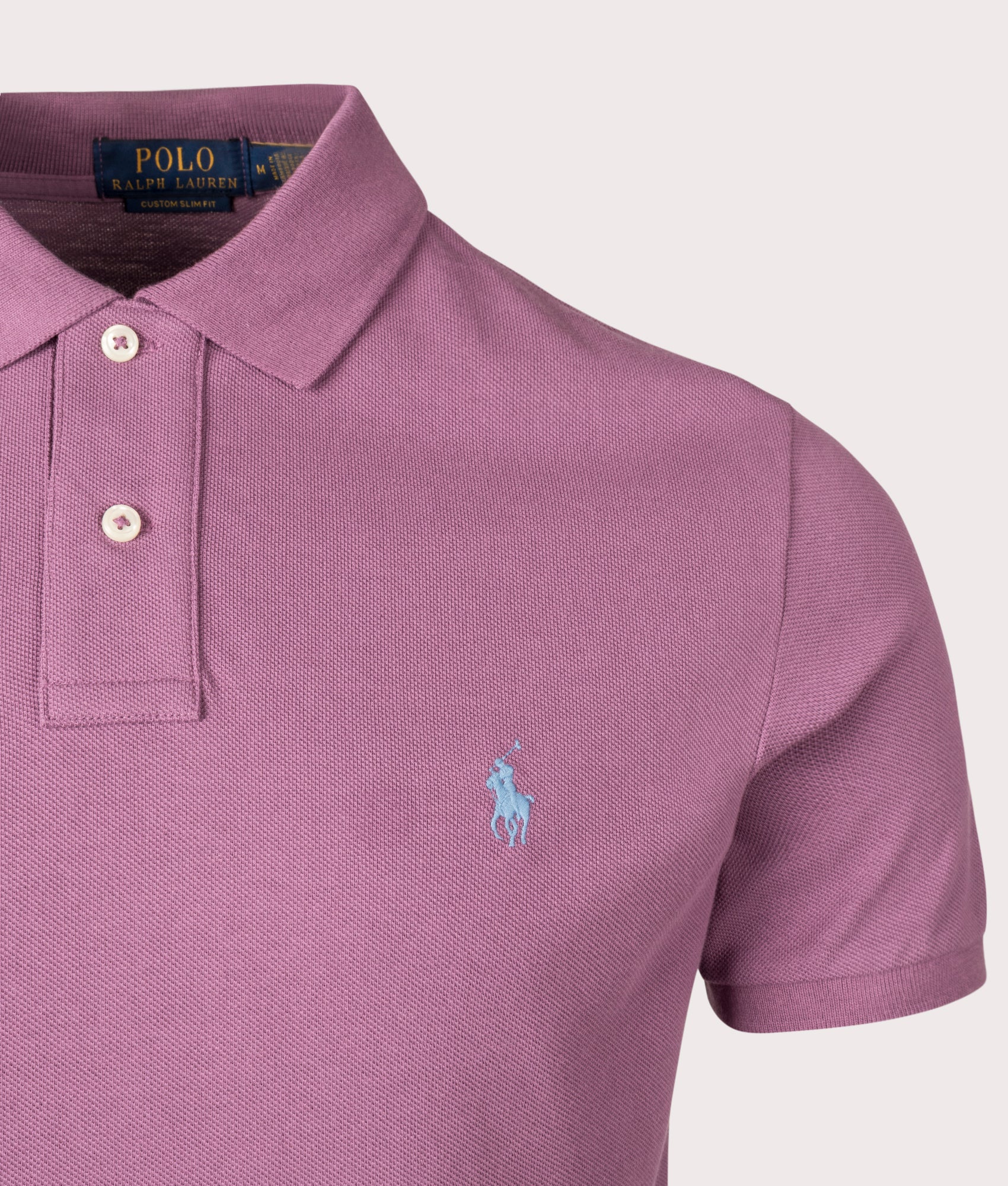 Custom Slim Fit Mesh Polo Shirt - Image 2