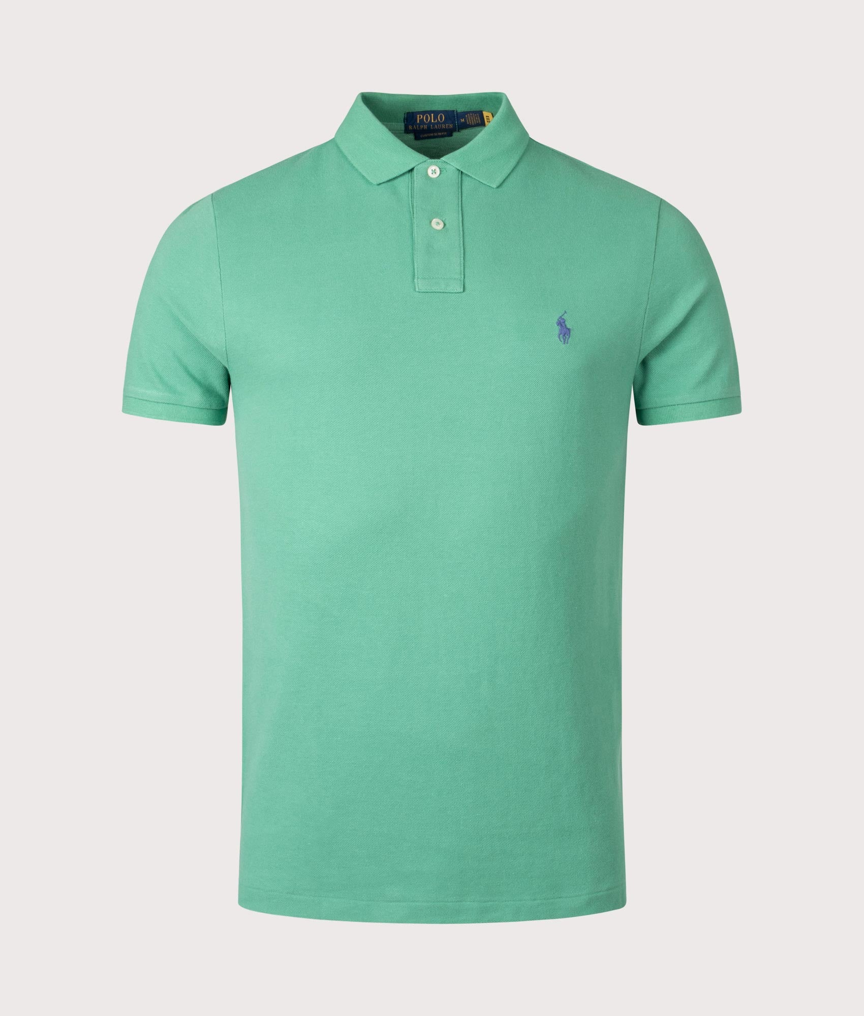 Custom Slim Fit Mesh Polo Shirt