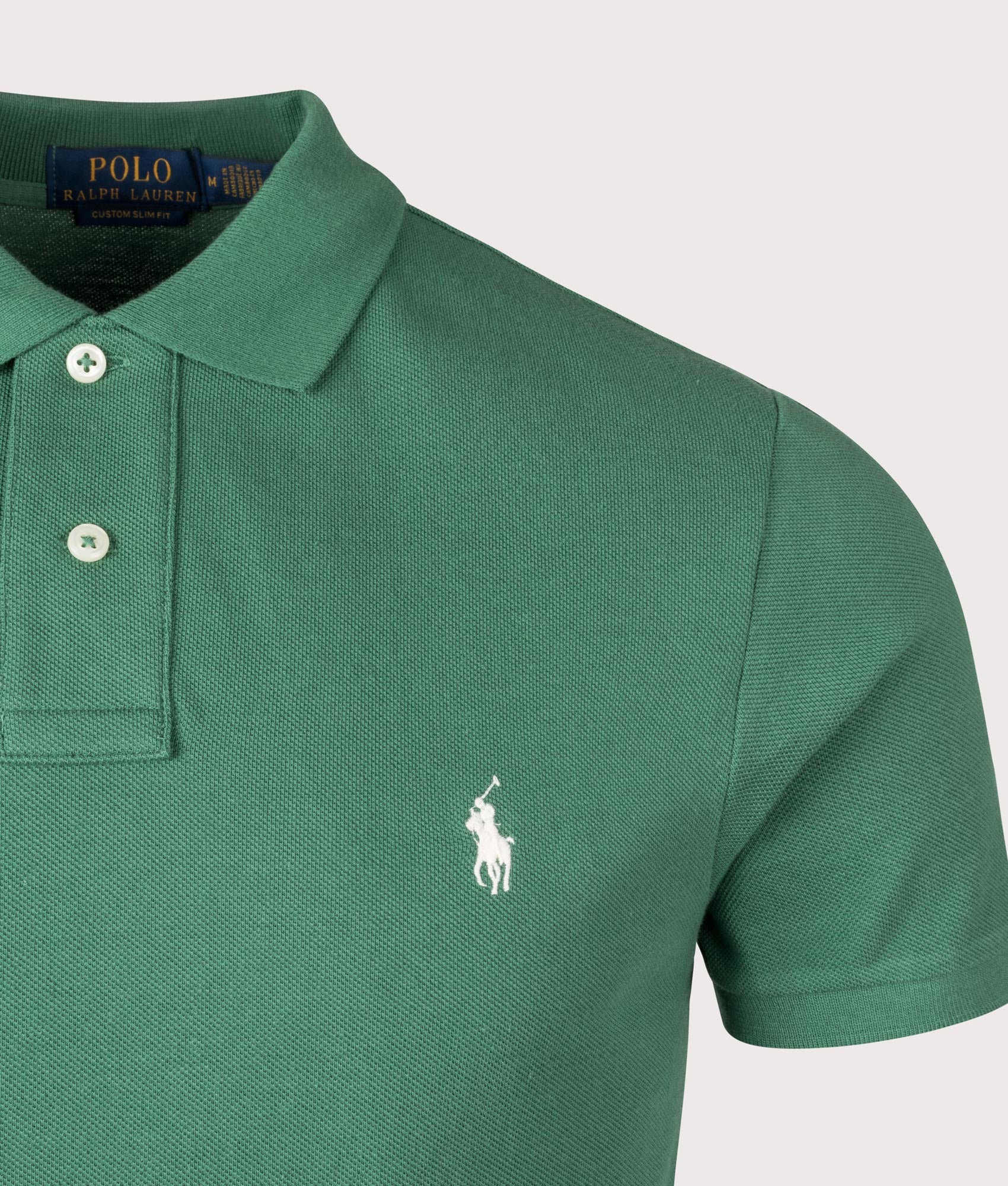 Custom Slim Fit Mesh Polo Shirt - Image 2