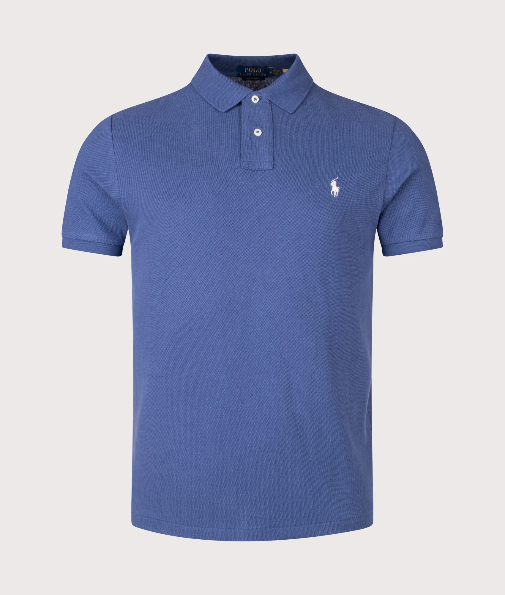 Custom Slim Fit Mesh Polo Shirt