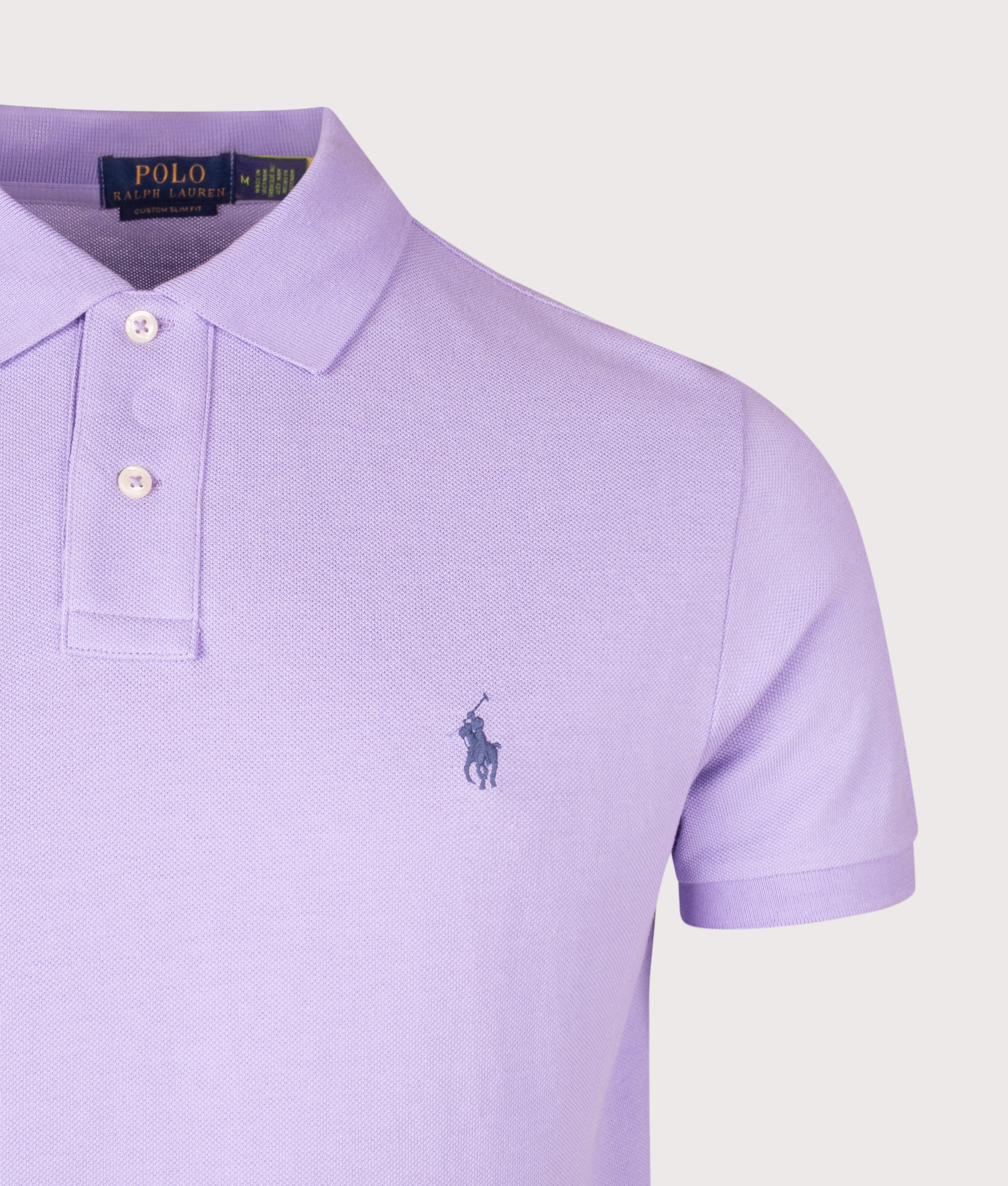 Custom Slim Fit Mesh Polo Shirt - Image 2