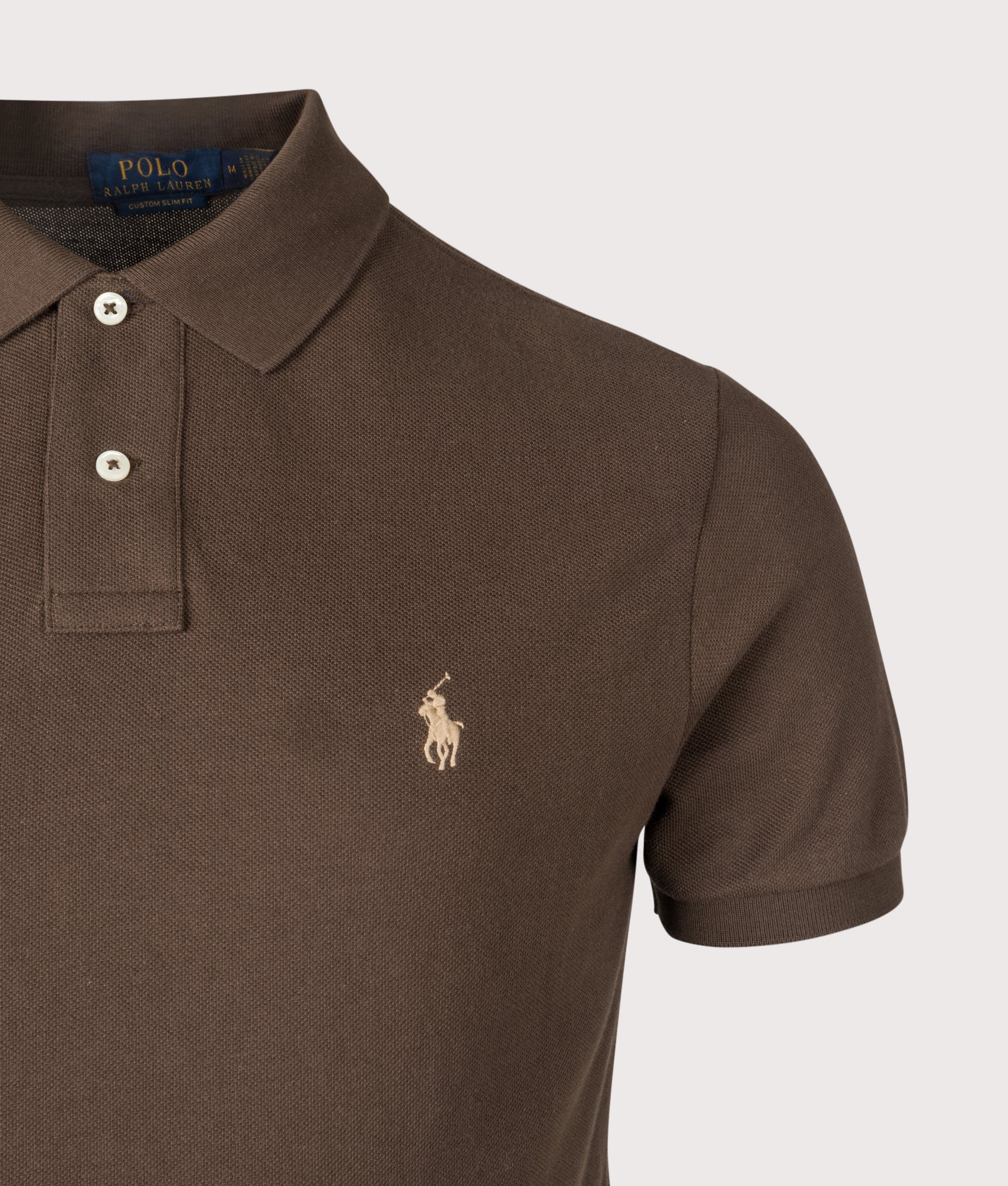 Custom Slim Fit Mesh Polo Shirt - Image 2