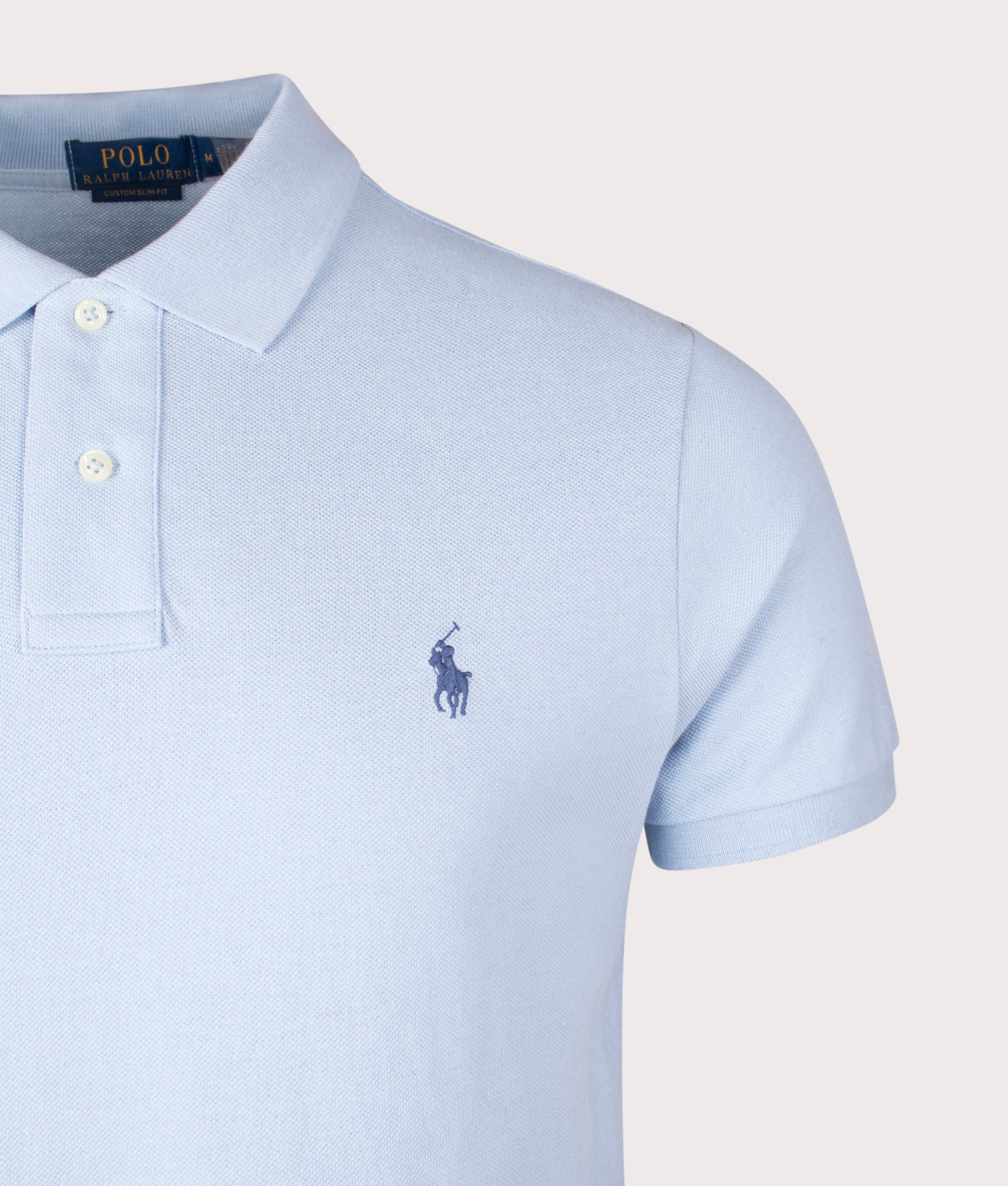 Custom Slim Fit Mesh Polo Shirt - Image 2