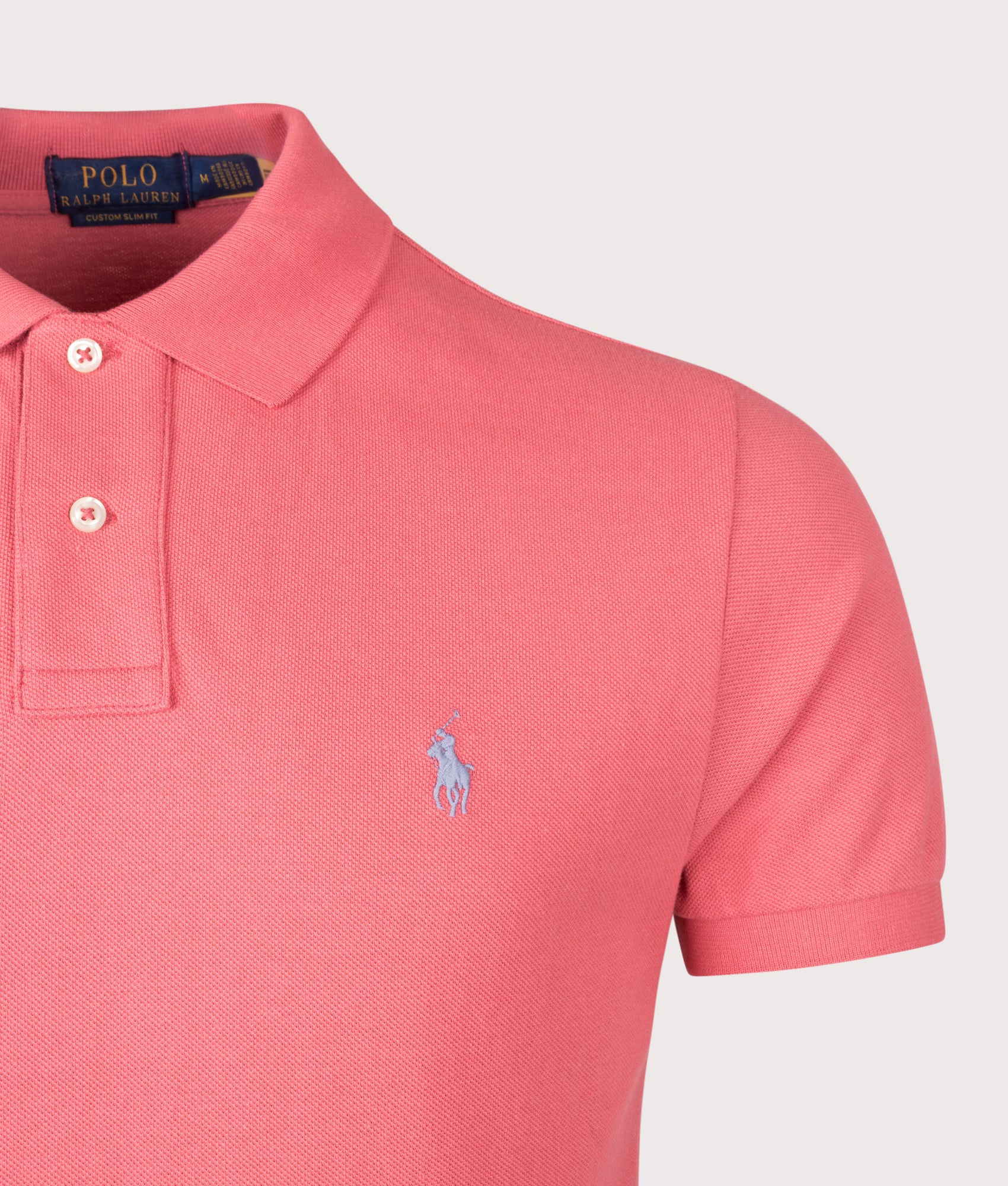 Custom Slim Fit Mesh Polo Shirt - Image 2