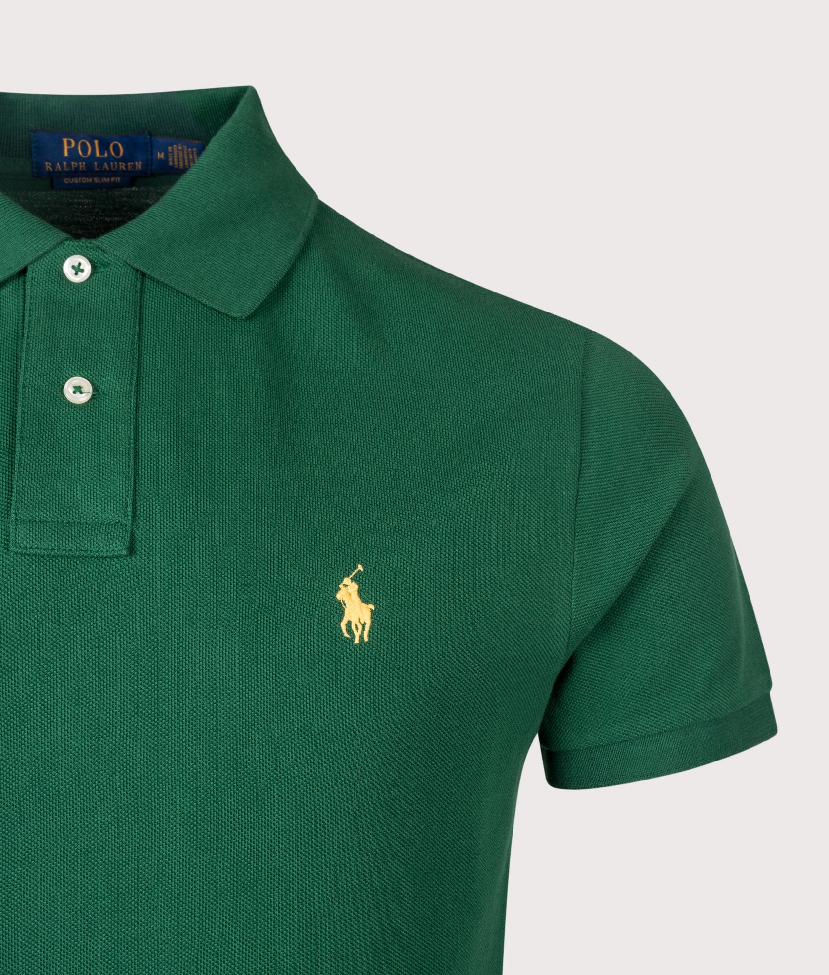 Custom Slim Fit Mesh Polo Shirt - Image 3