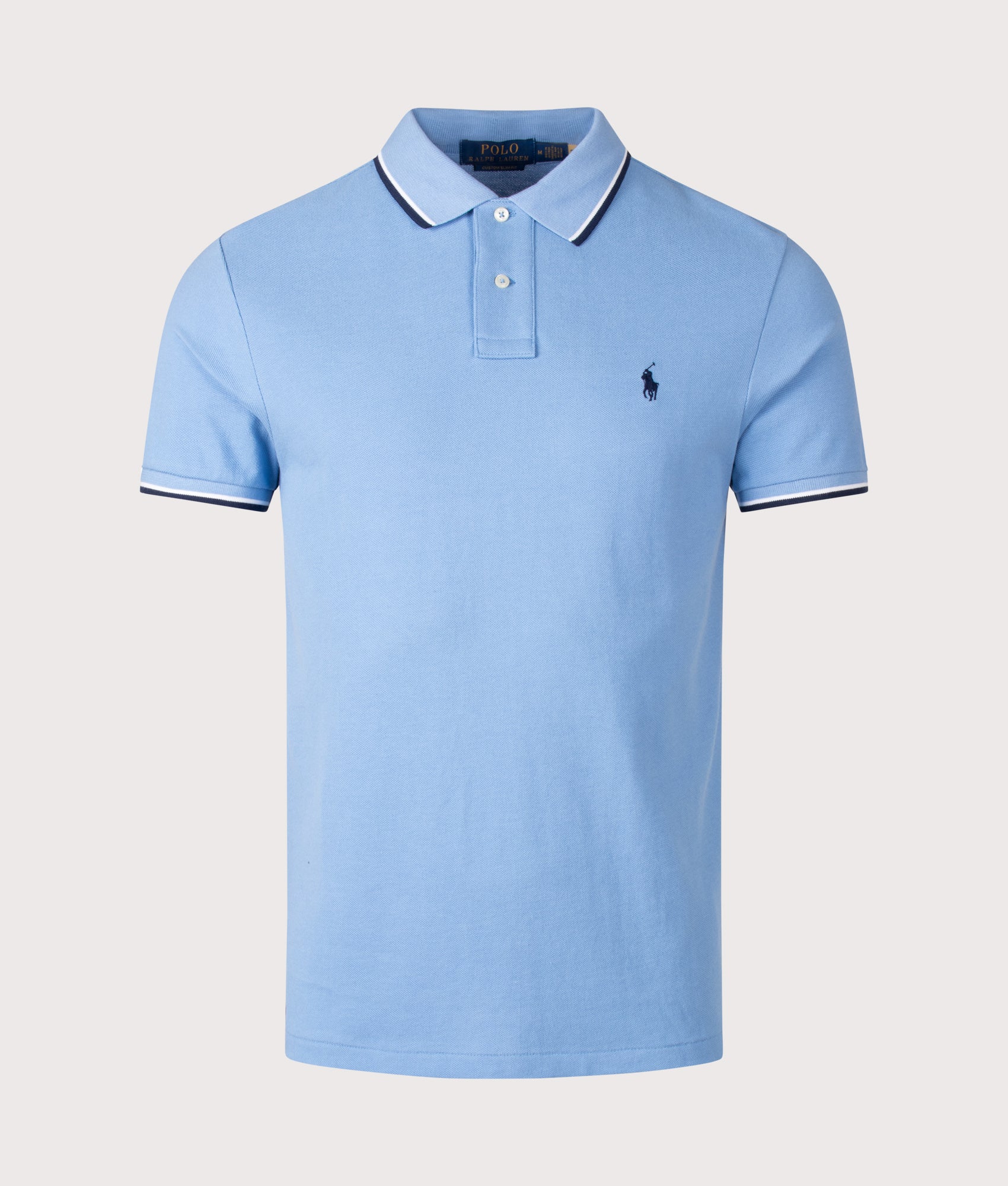 Custom Slim Fit Mesh Polo Shirt