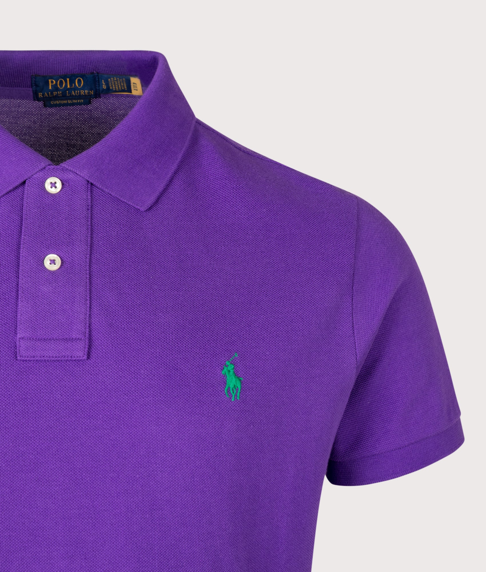 Custom Slim Fit Mesh Polo Shirt - Image 2