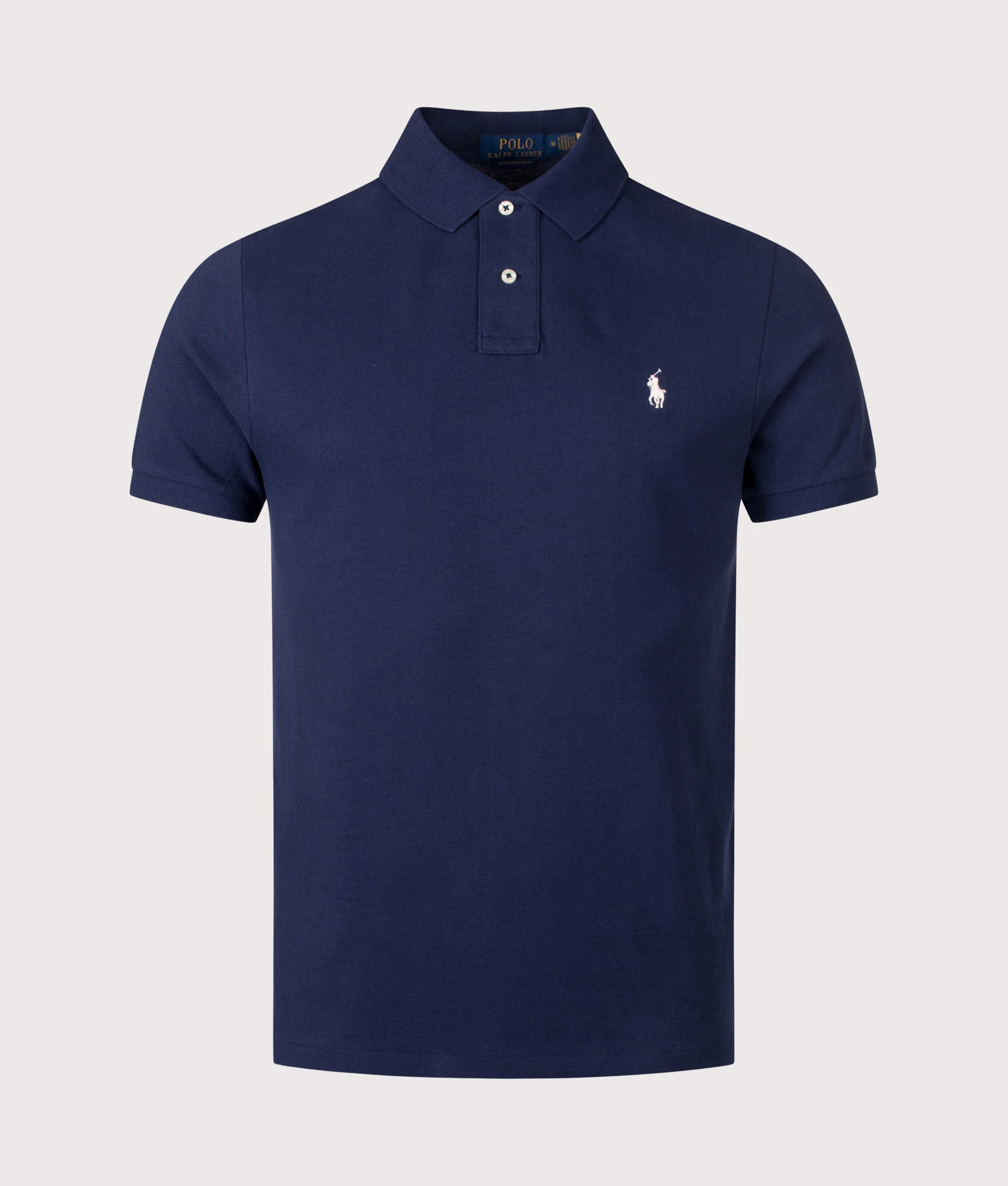 Custom Slim Fit Mesh Polo Shirt