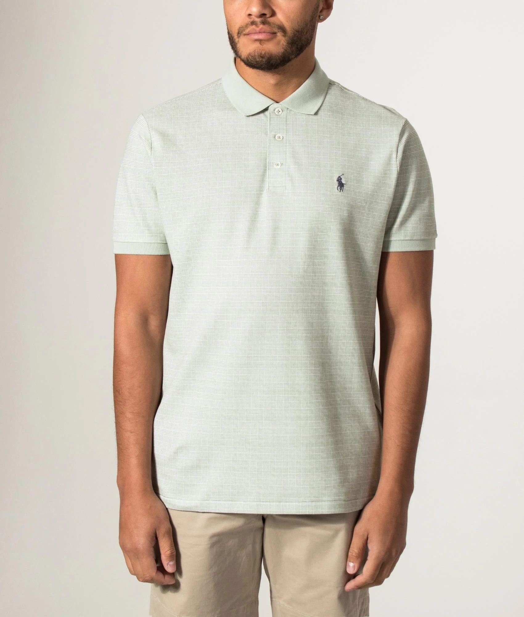 Custom Slim Fit Stretch Mesh Polo Shirt - Image 2