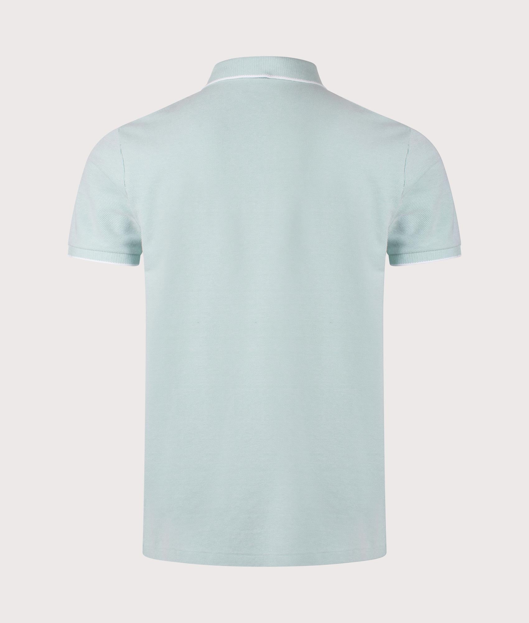 Custom Slim Fit Stretch Oxford Mesh Polo Shirt - Image 3
