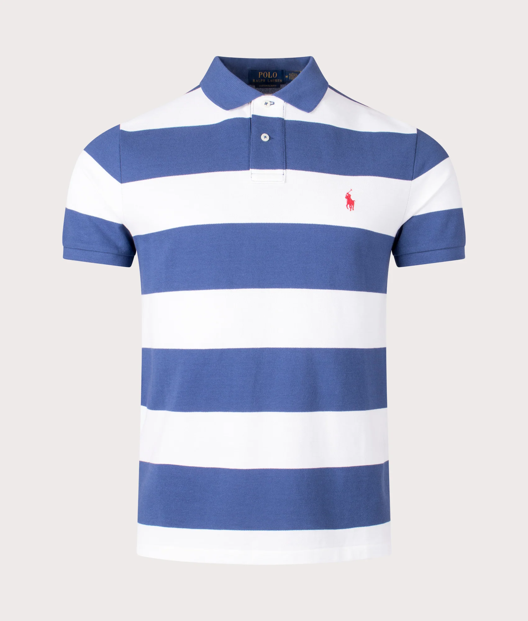 Custom Slim Fit Mesh Polo Shirt